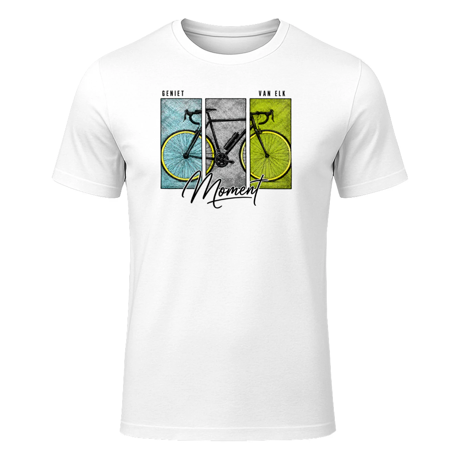 Geniet Van Elk Moment – Fietsliefhebber Vintage T-Shirt