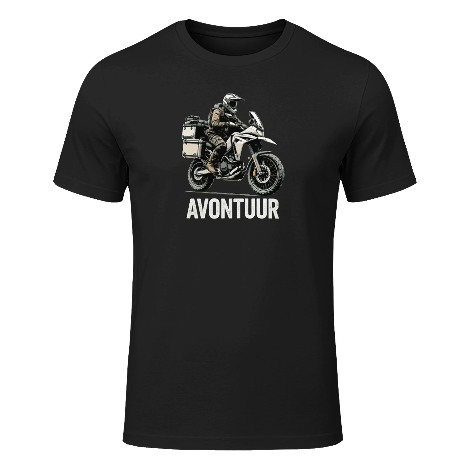 Avontuur Motor T-Shirt – Adventure Rider Graphic  voor Motorliefhebbers