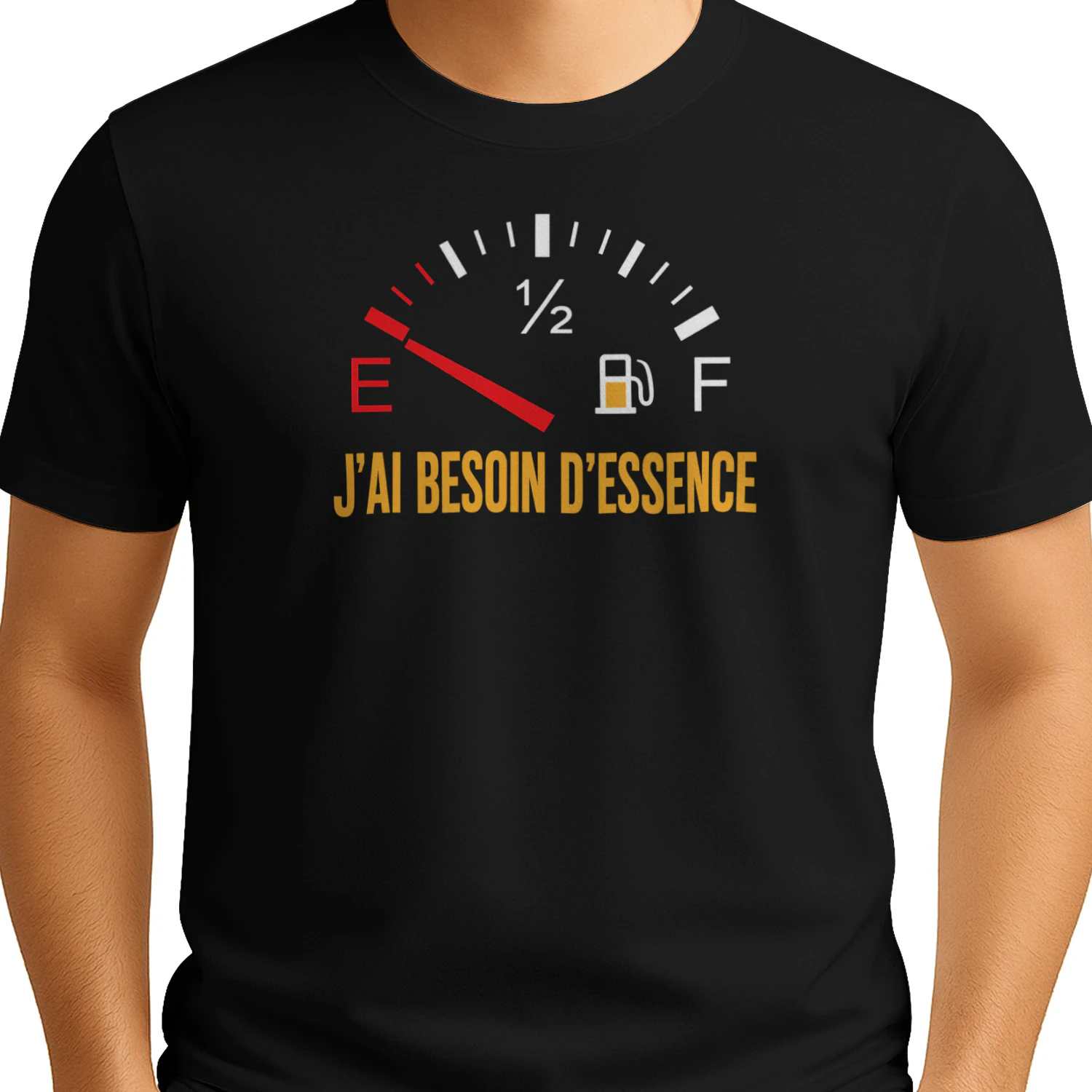 J’ai Besoin d’Essence –  Humoristique avec Jauge de Carburant | Cadeau pour Passionnés d’Automobile