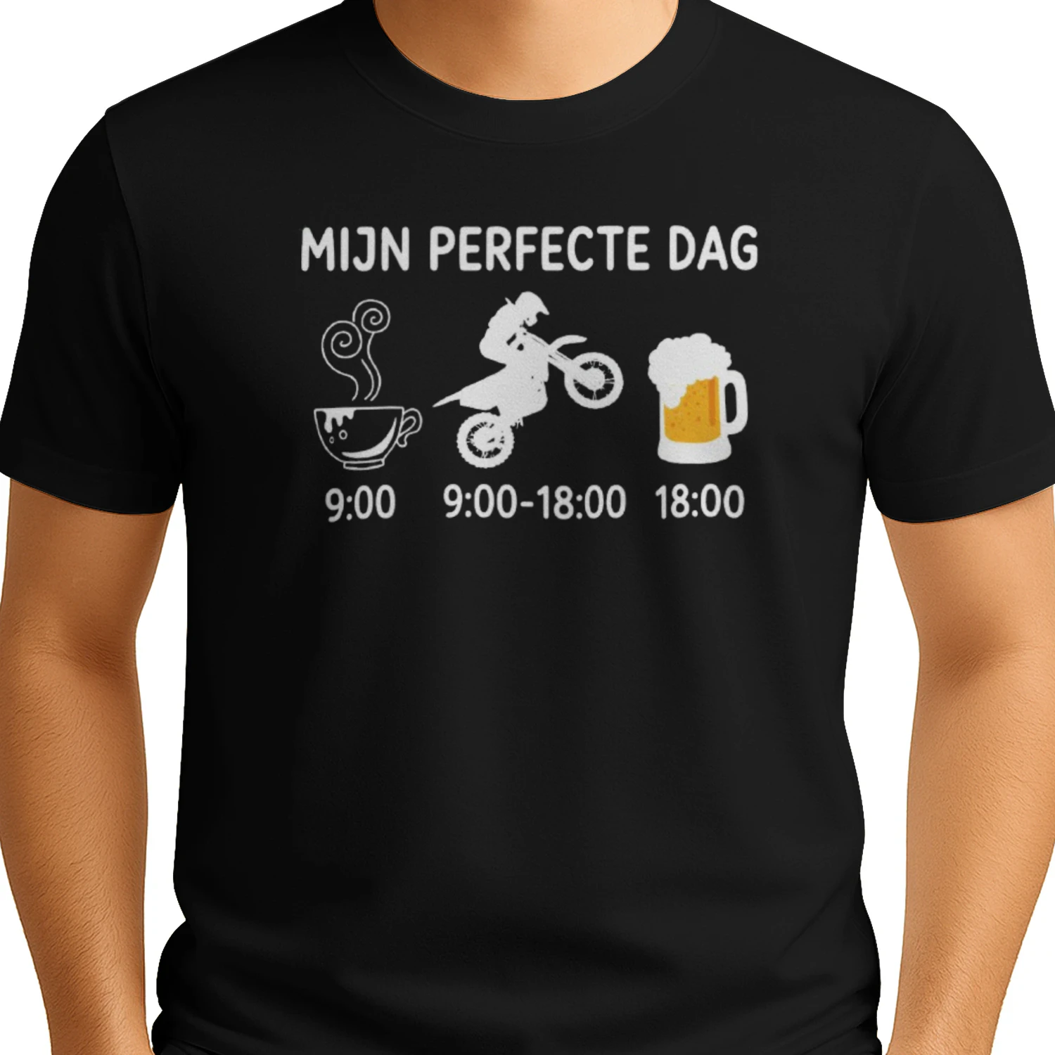 Mijn Perfecte Dag Motorcross  – Koffie, Rijden & Bier Cadeau voor Motorliefhebbers