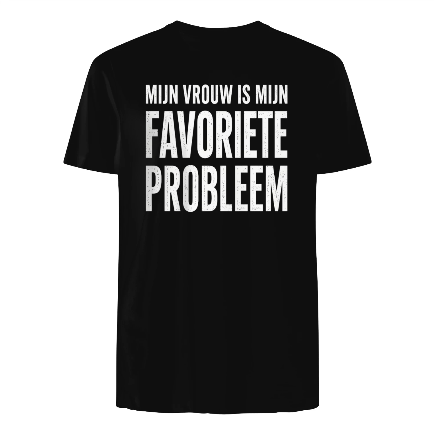 Mijn Vrouw Is Mijn Favoriete Probleem – Grappig Typografisch Design