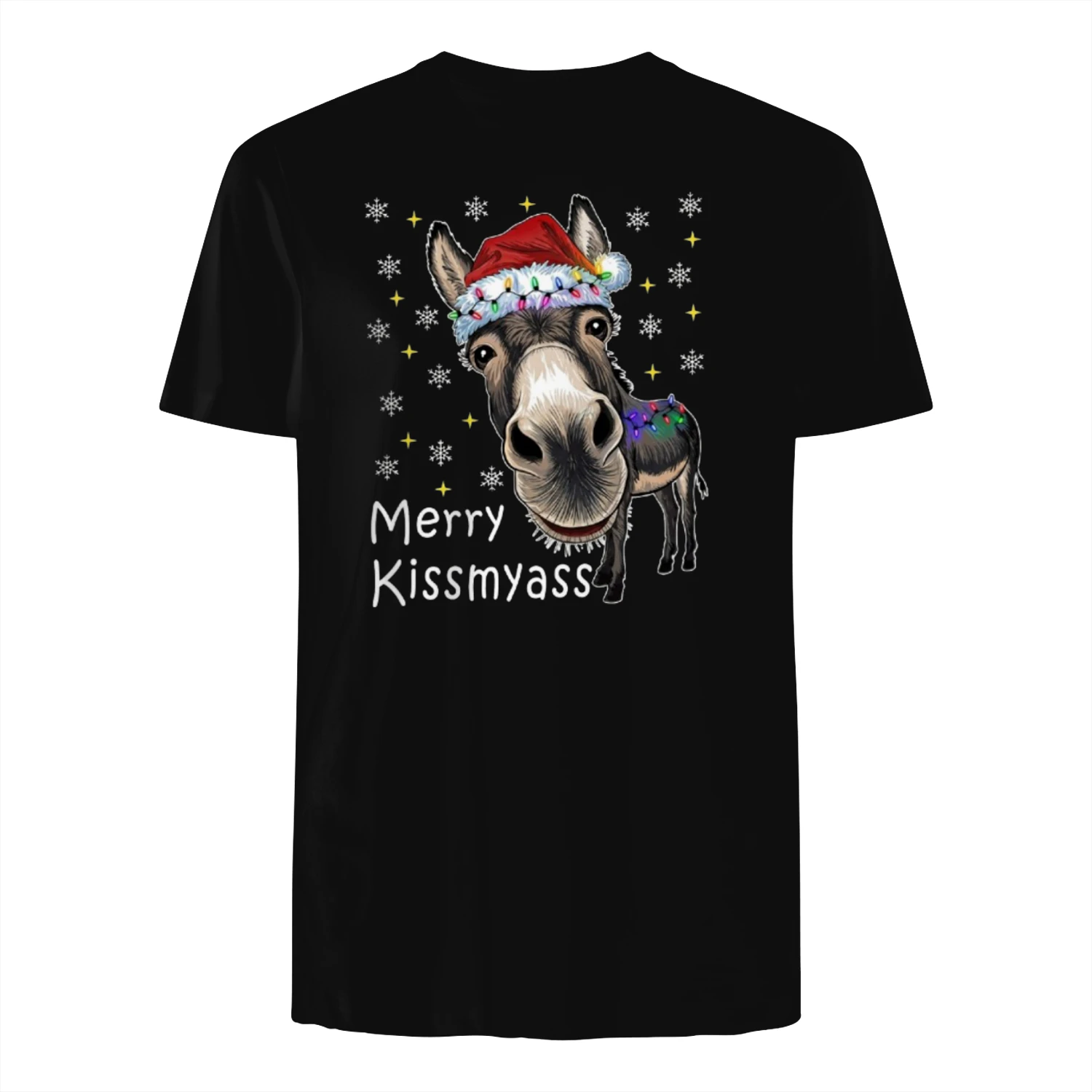 Merry Kissmyass Funny Christmas Donkey – Sarcastic Holiday Design