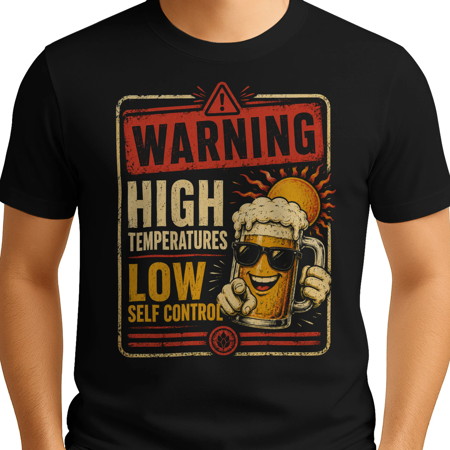 WARNING HIGH TEMPERATURES LOW SELF CONTROL