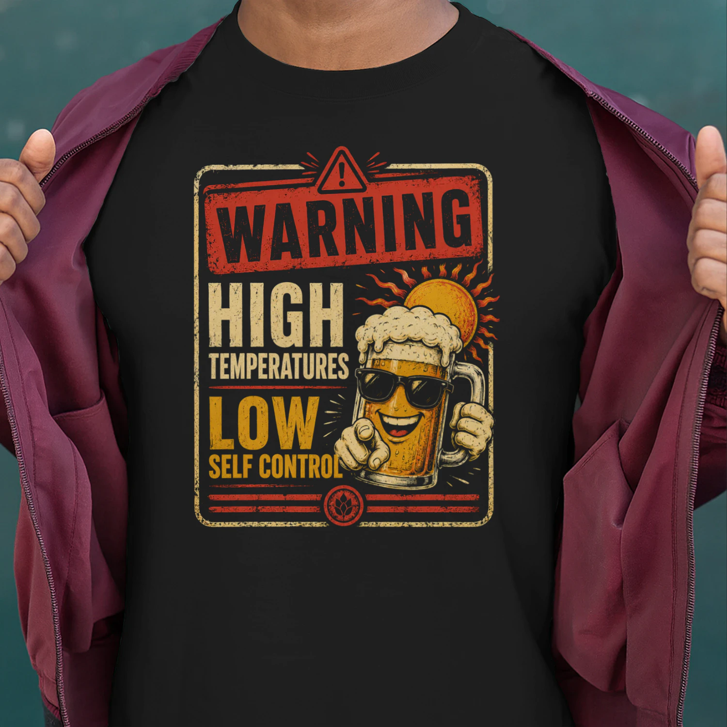 WARNING HIGH TEMPERATURES LOW SELF CONTROL