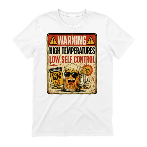 WARNING HIGH TEMPERATURES LOW SELF CONTROL