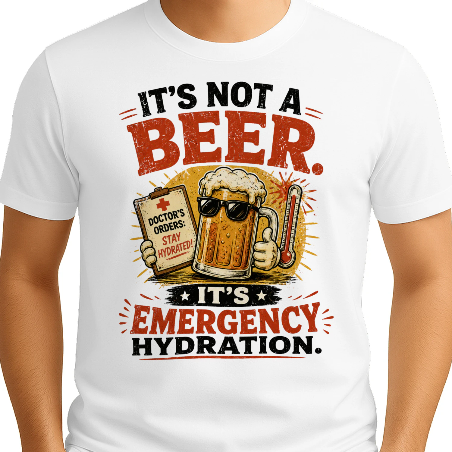 IT'S NOT A BEER. IT'S EMERGENCY HYDRATION.