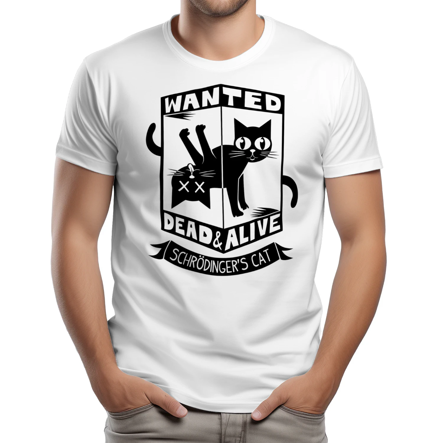 Schrödinger's Cat – Wanted Dead & Alive T-Shirt