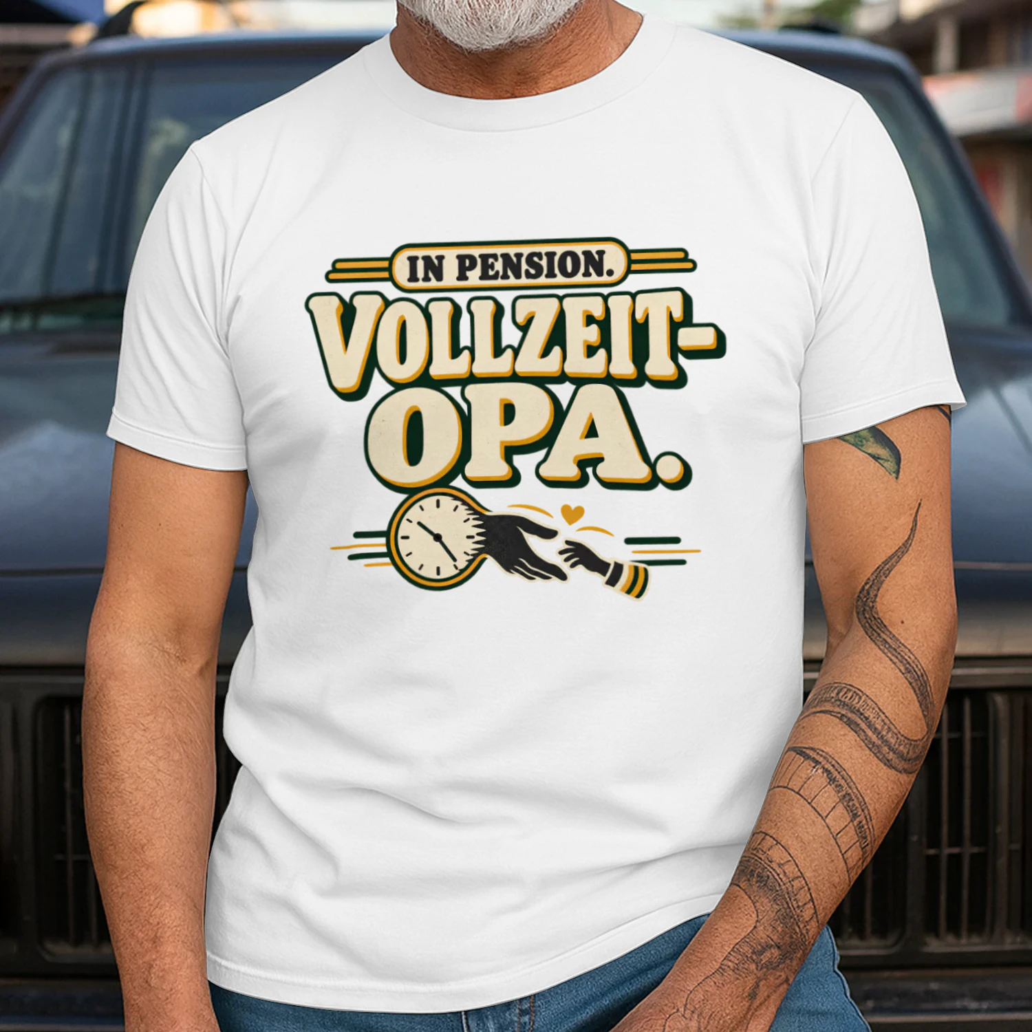 In Pension. Vollzeit-Opa.