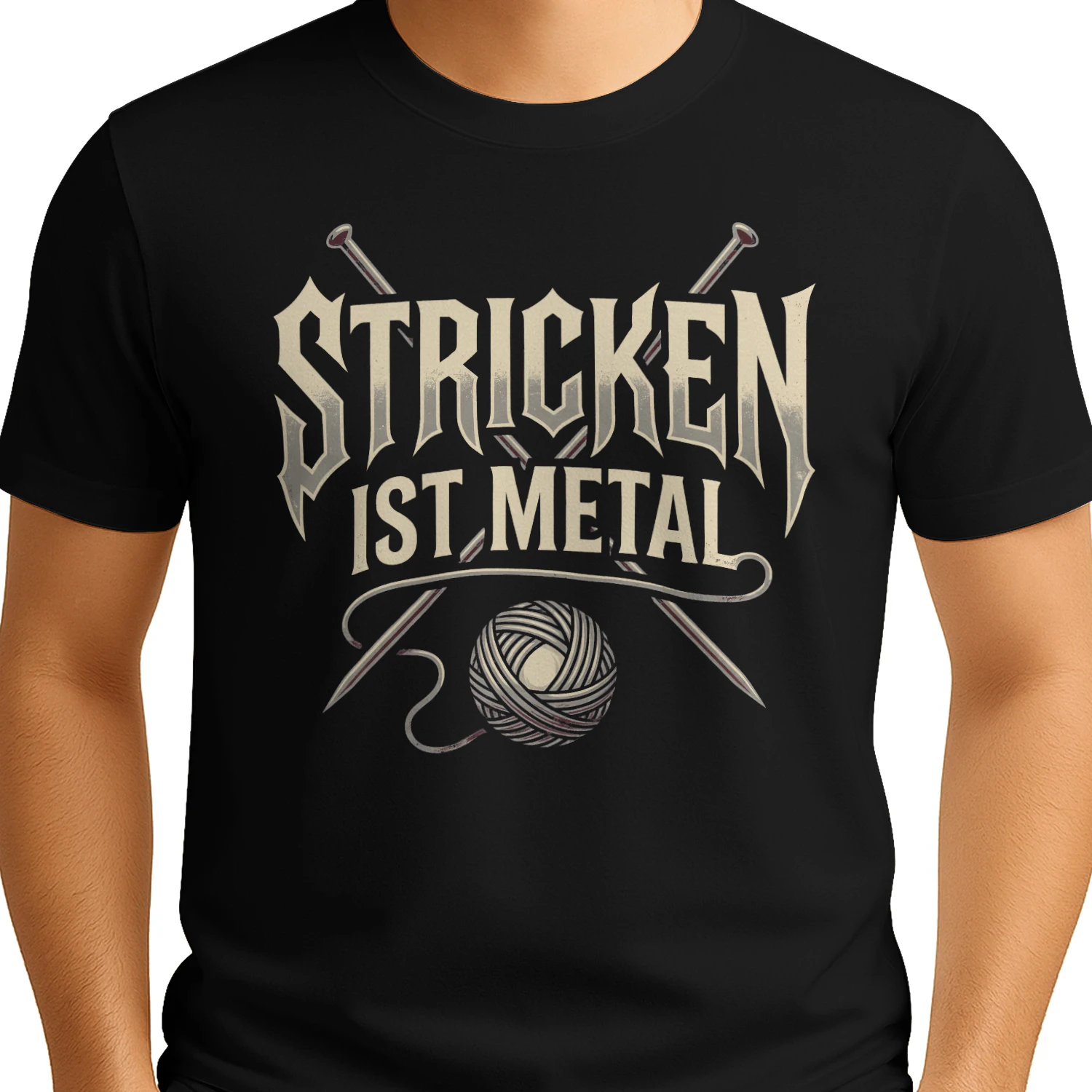 STRICKEN IST METAL – Metal-Design für Strickfans & Wollliebhaber