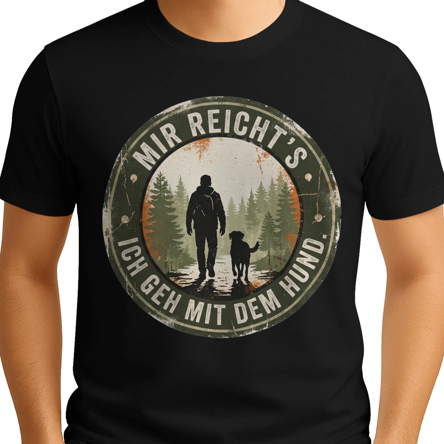 Mir reicht's. Ich geh mit dem Hund, Retro Abenteuer Design