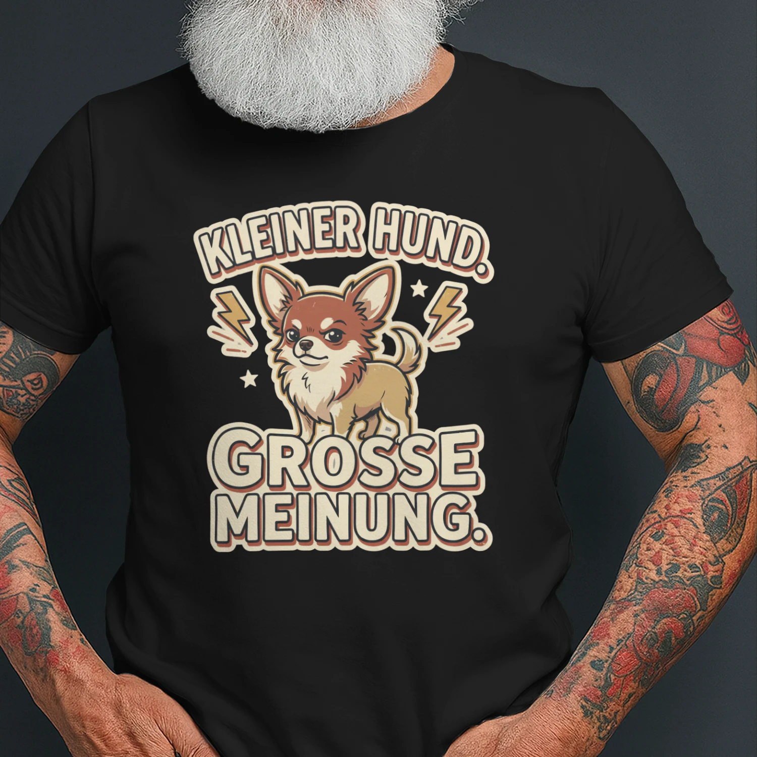 KLEINER HUND. GROSSE MEINUNG.