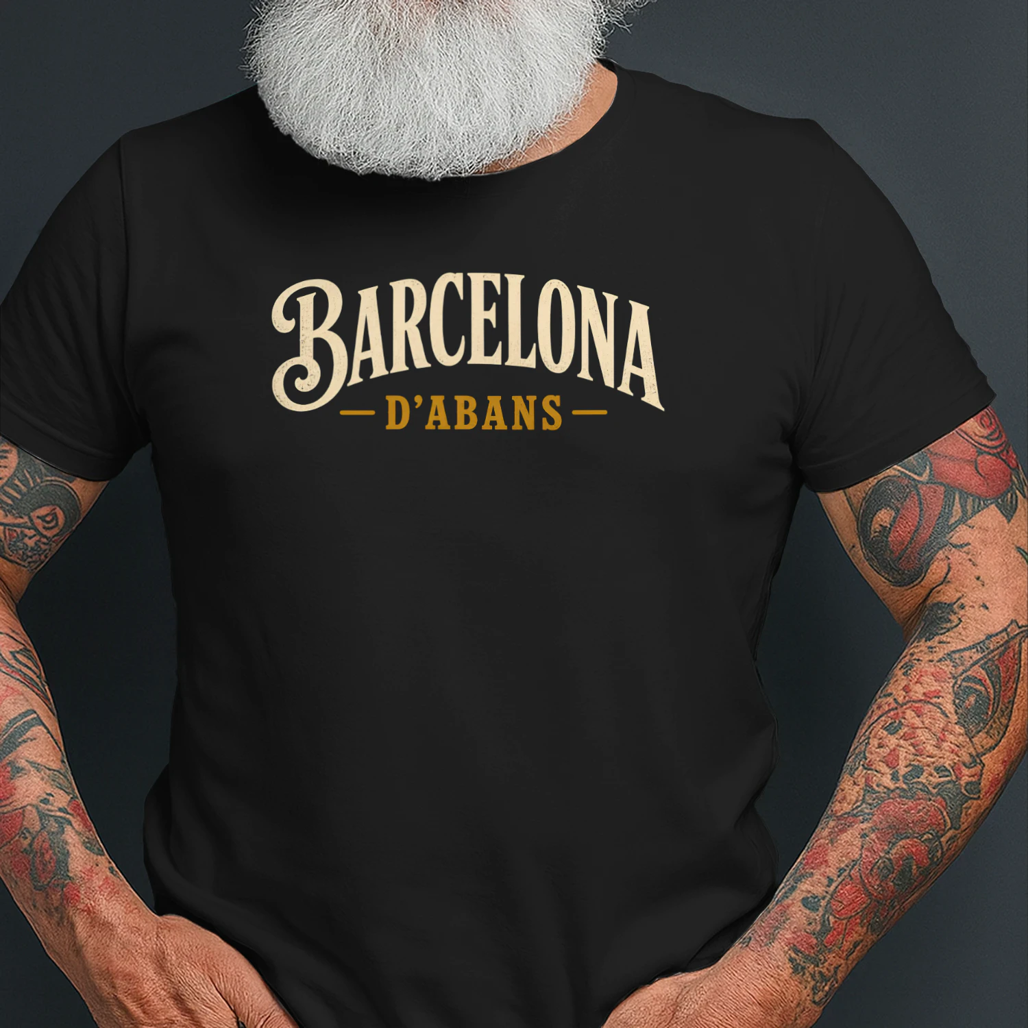 BARCELONA D'ABANS – Samarreta Premium d'Estil Vintage per als Qui Estimen la Barcelona de Sempre