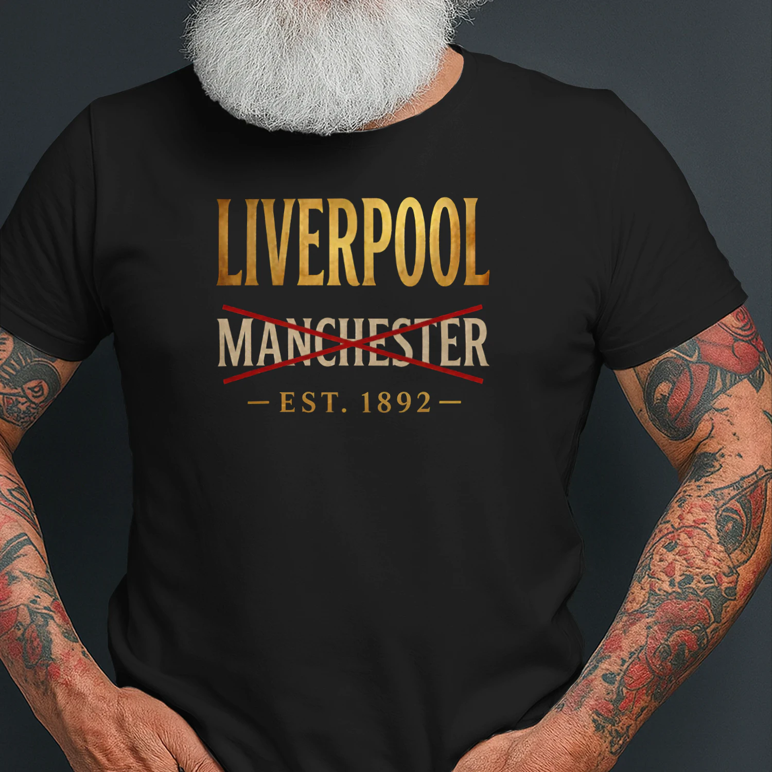 Liverpool Est. 1892 Football Fan Premium Cotton T-Shirt
