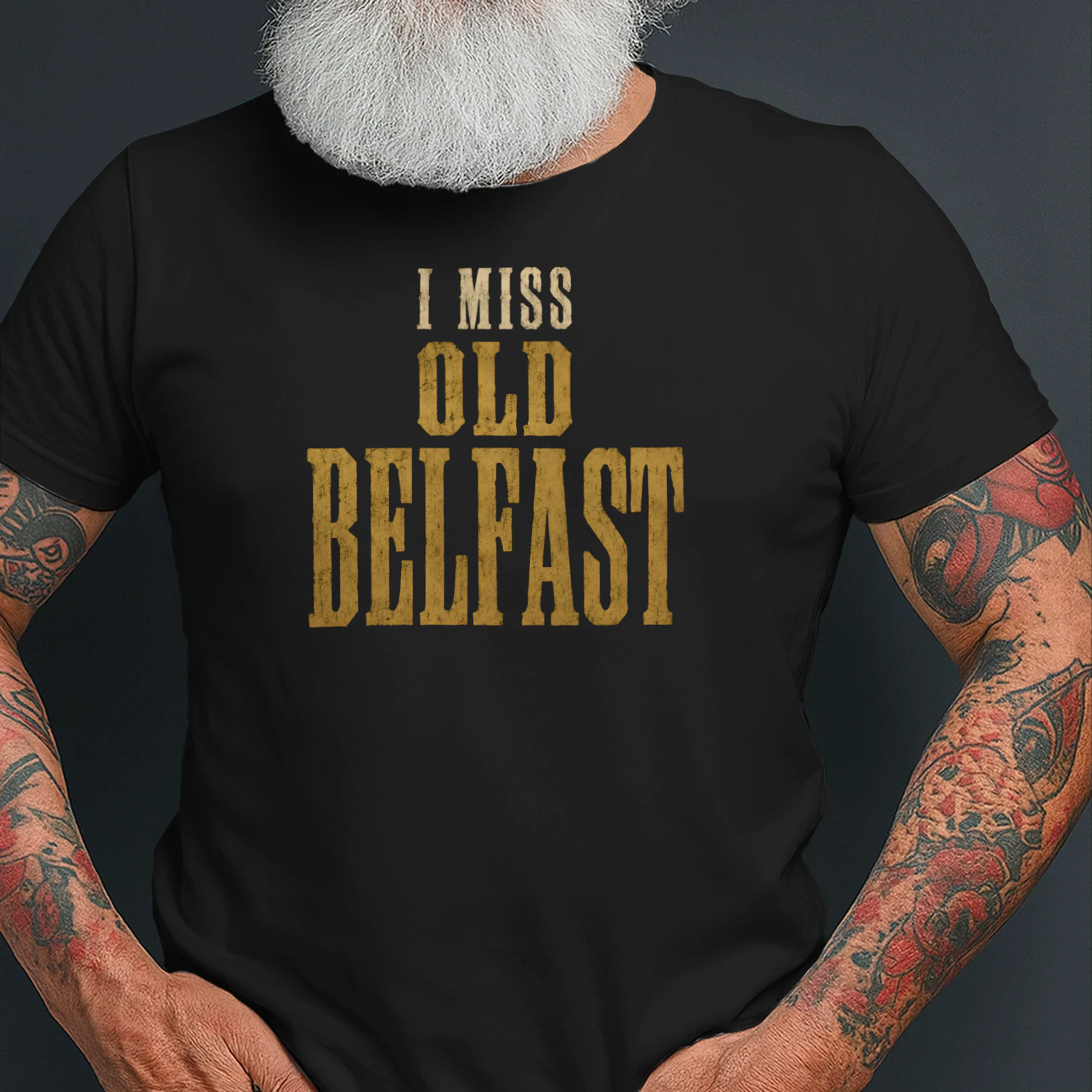 I MISS OLD BELFAST – Premium Cotton T-Shirt