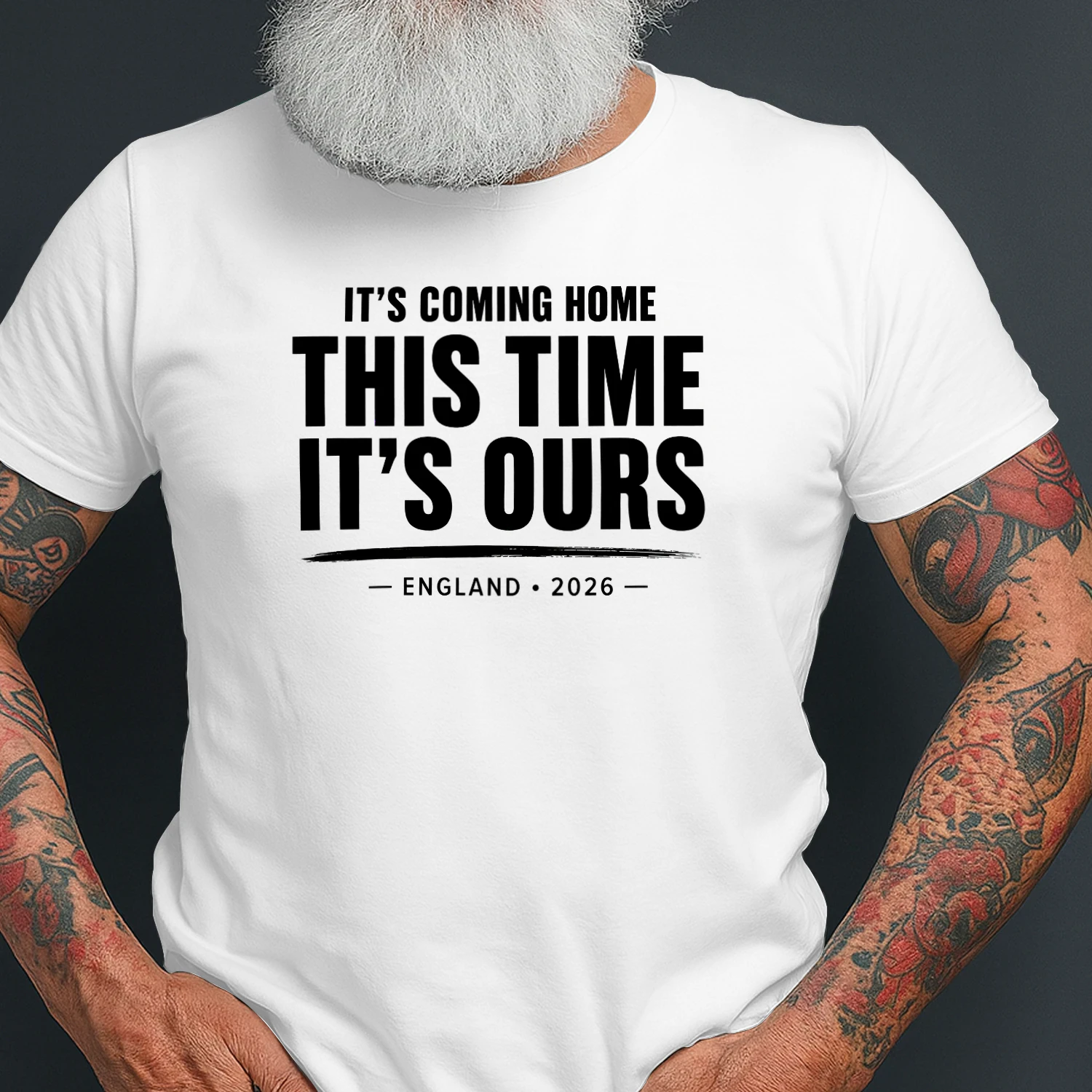 IT’S COMING HOME THIS TIME IT’S OURS ENGLAND 2026 FOOTBALL T-SHIRT