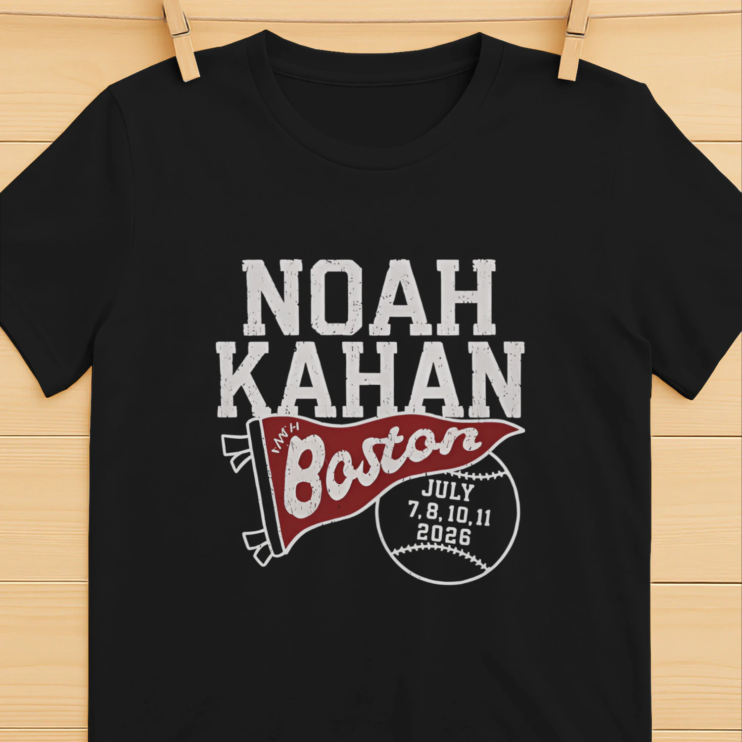 Noah Kahan 2026 Fenway Park Shirt - Concert Fan Graphic Tee
