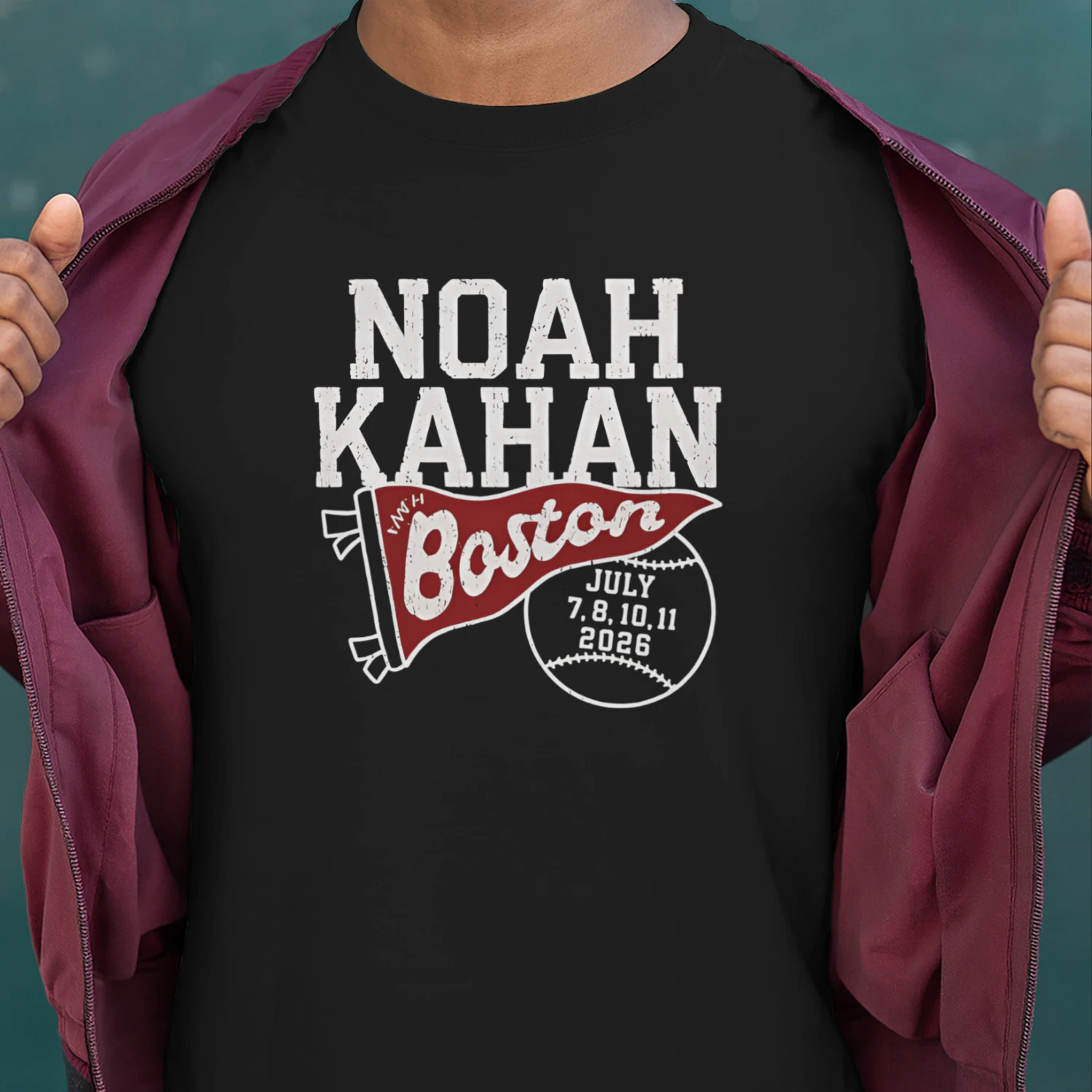 Noah Kahan 2026 Fenway Park Shirt - Concert Fan Graphic Tee
