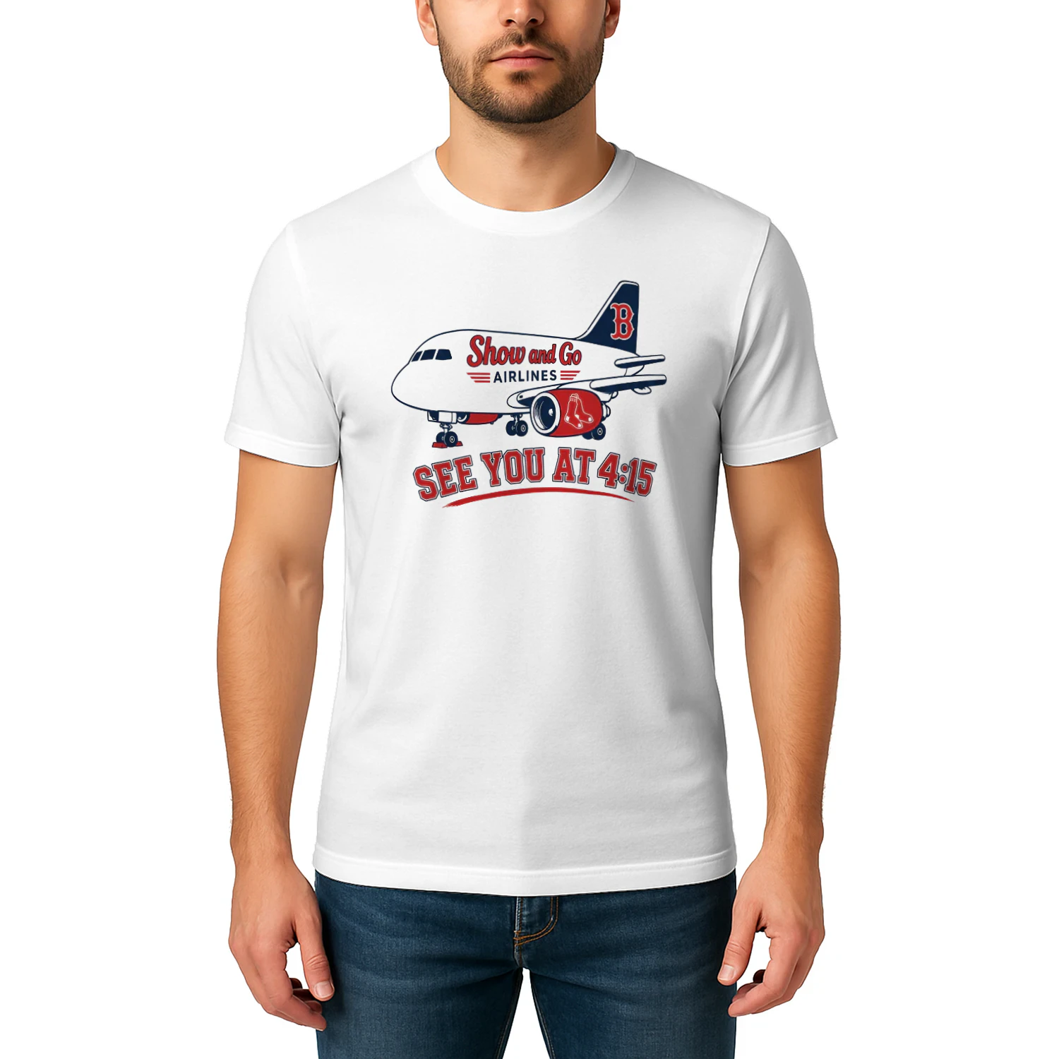 Red Sox Show And Go Airlines See You At 4:15 Shirt
