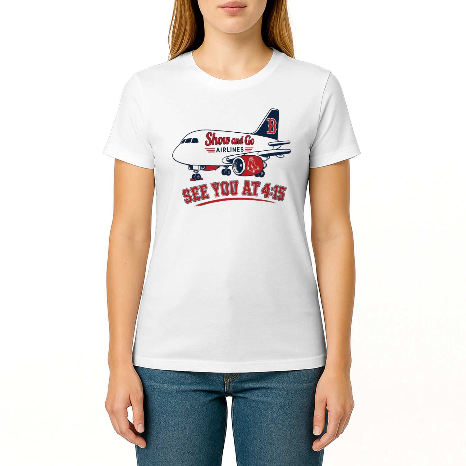 Red Sox Show And Go Airlines See You At 4:15 Shirt
