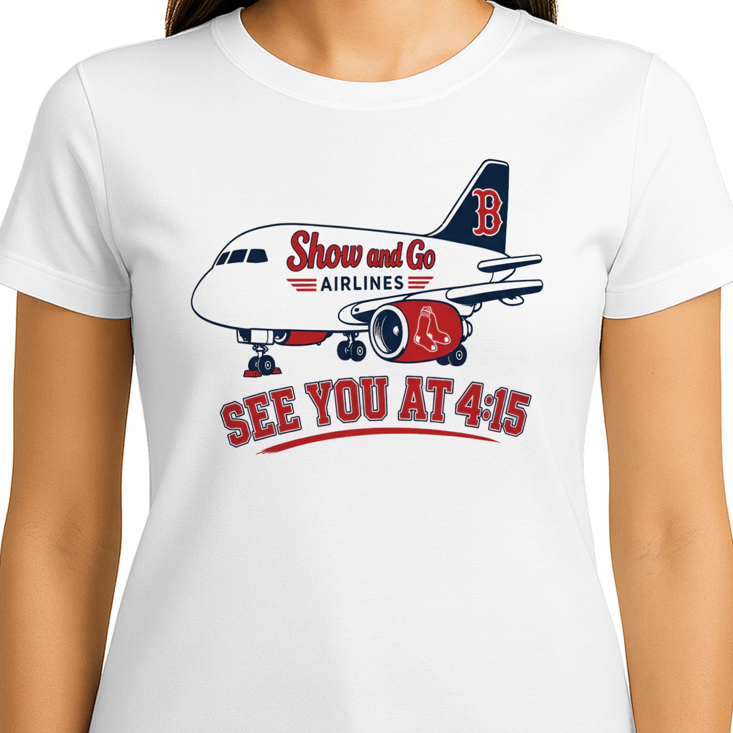 Red Sox Show And Go Airlines See You At 4:15 Shirt