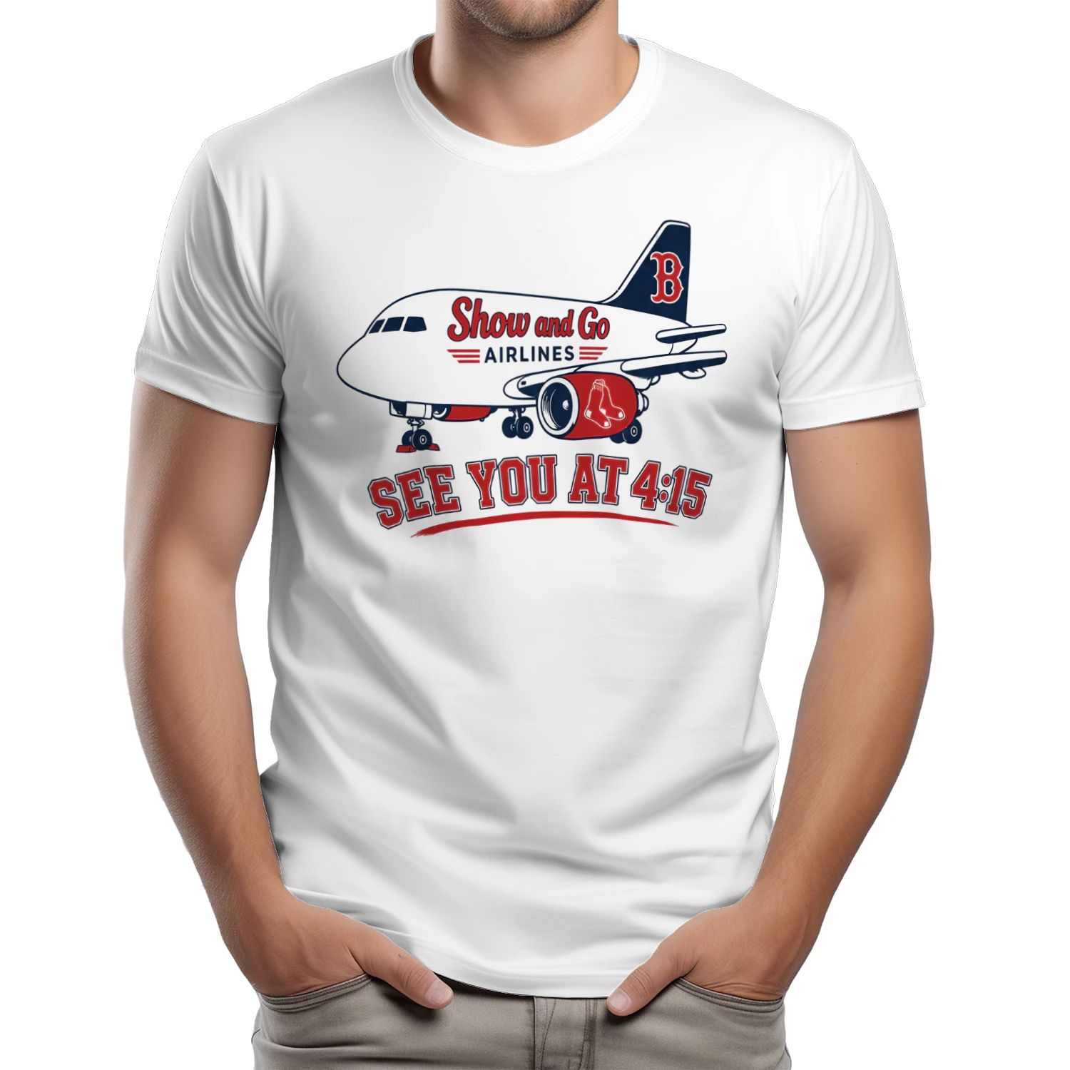 Red Sox Show And Go Airlines See You At 4:15 Shirt