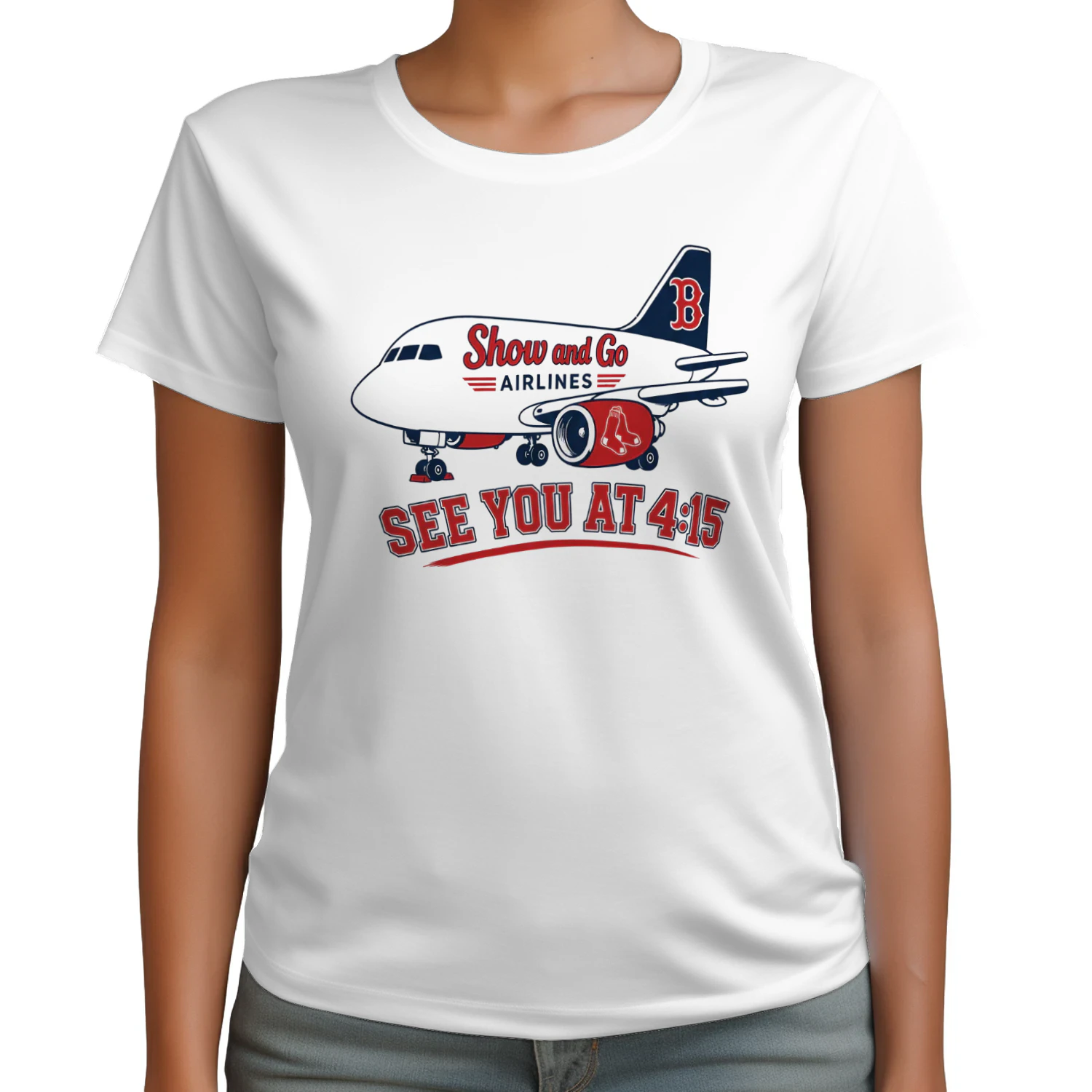 Red Sox Show And Go Airlines See You At 4:15 Shirt