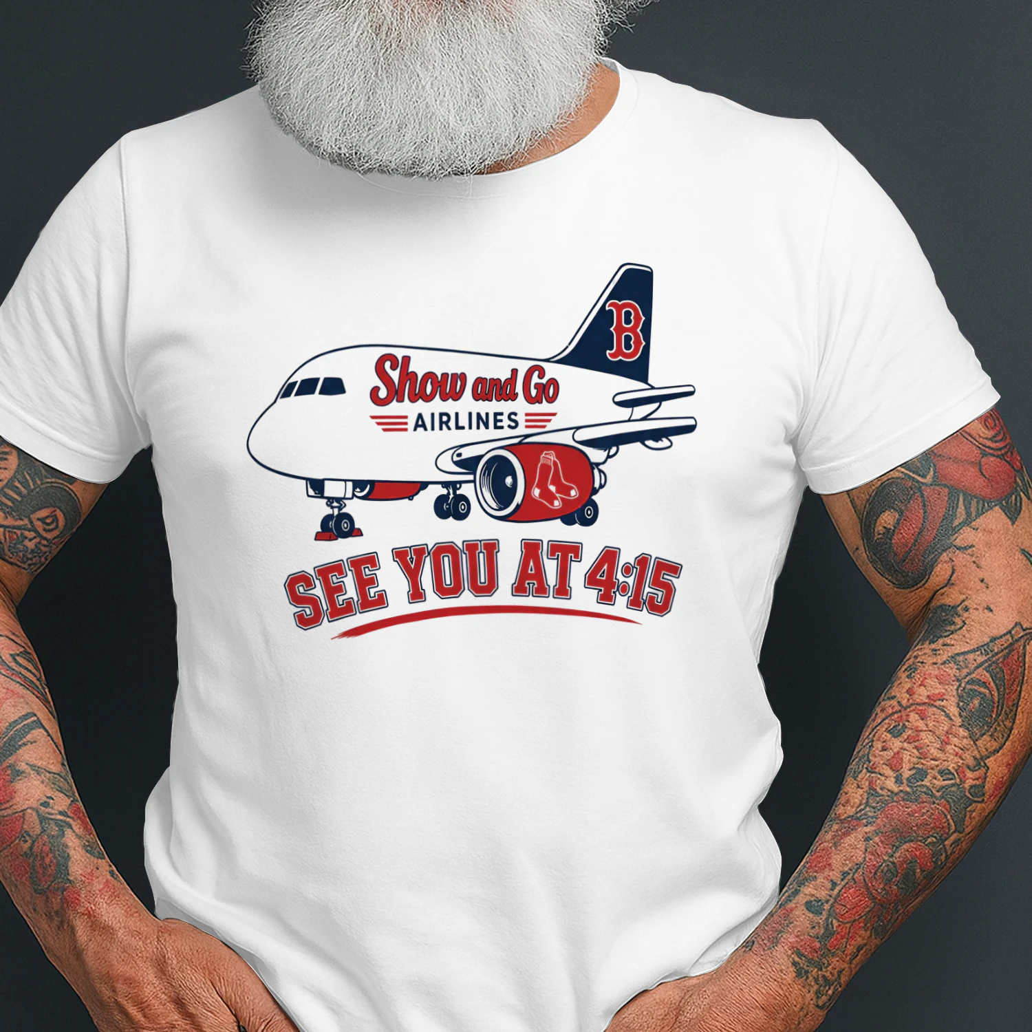 Red Sox Show And Go Airlines See You At 4:15 Shirt