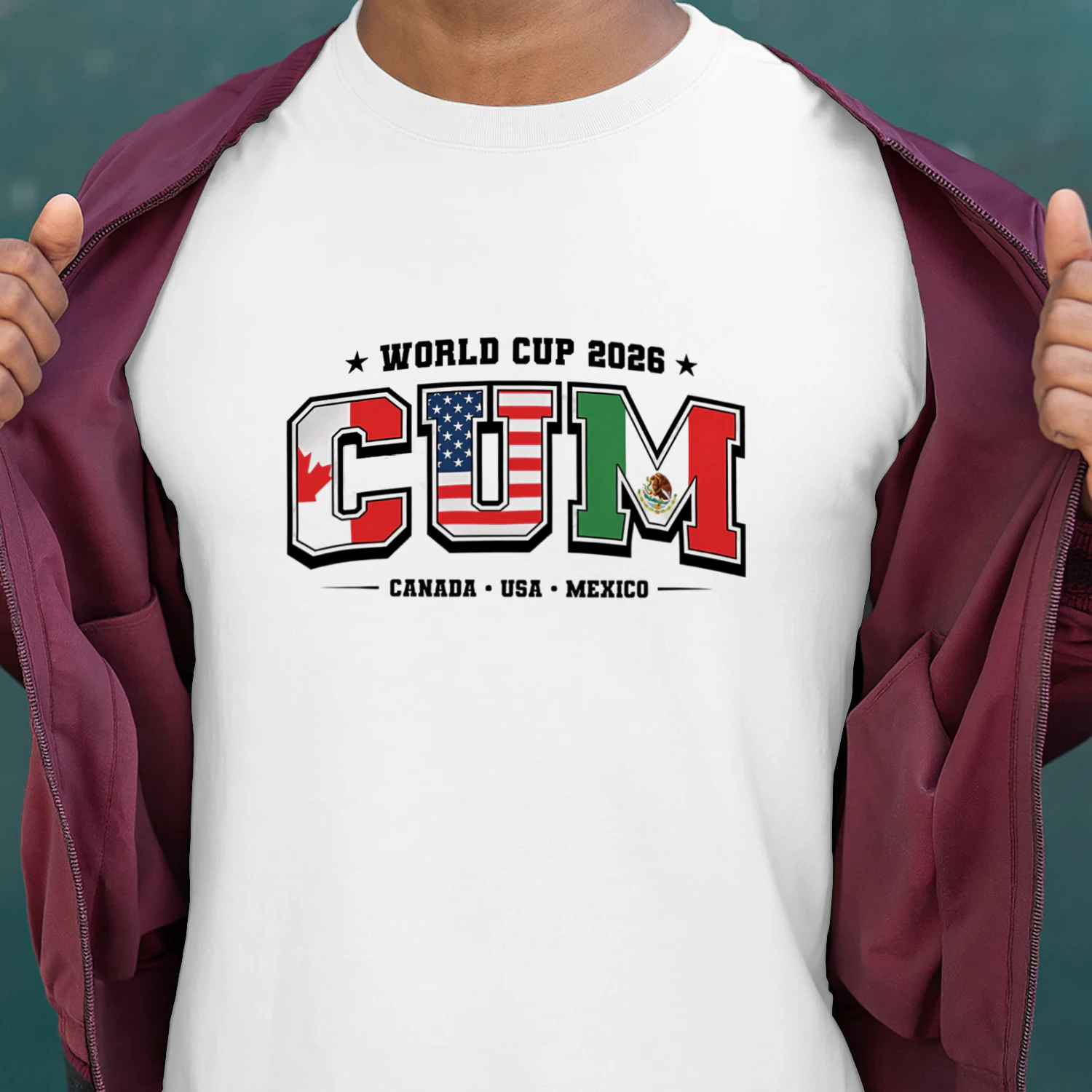 World Cup 2026 Canada Usa Mexico CUM Shirt 