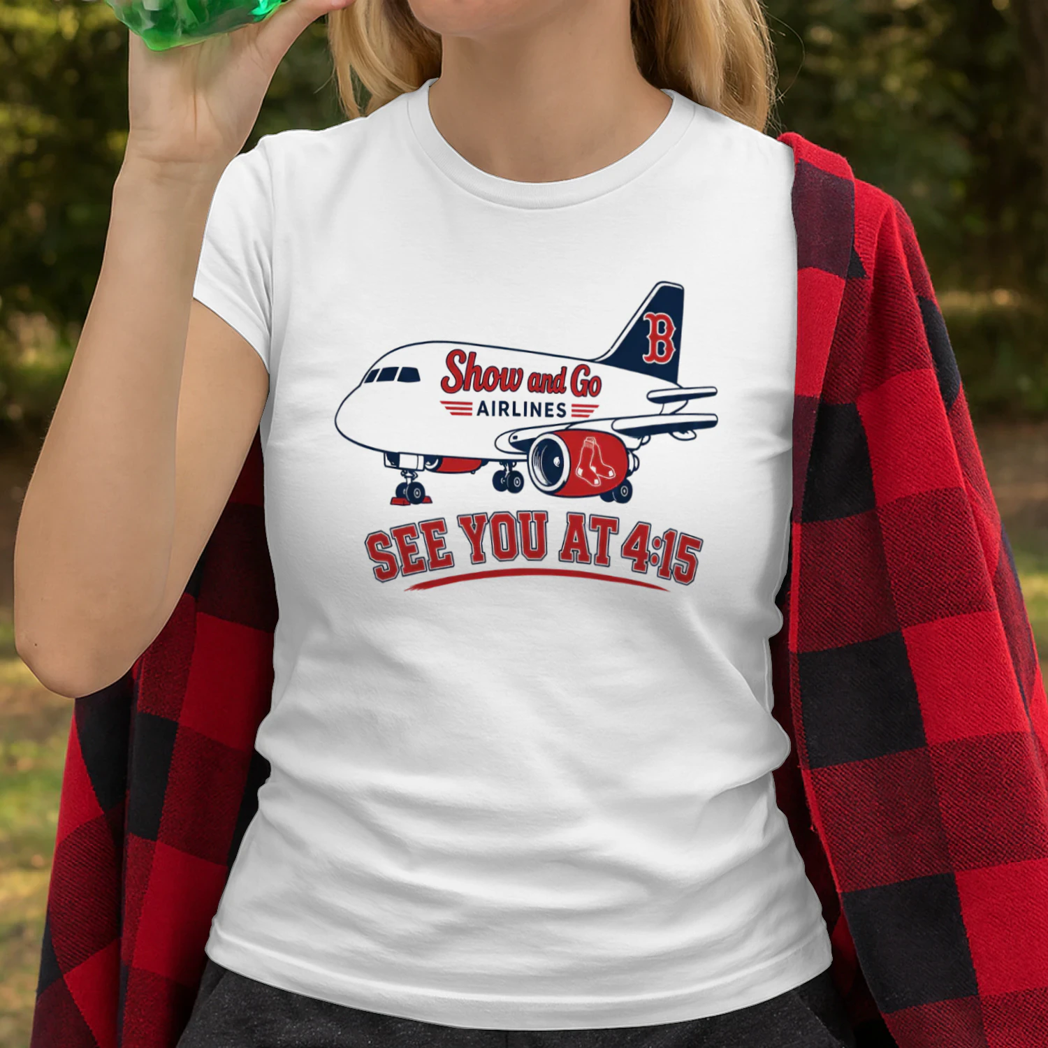 Red Sox Show And Go Airlines See You At 4:15 Shirt