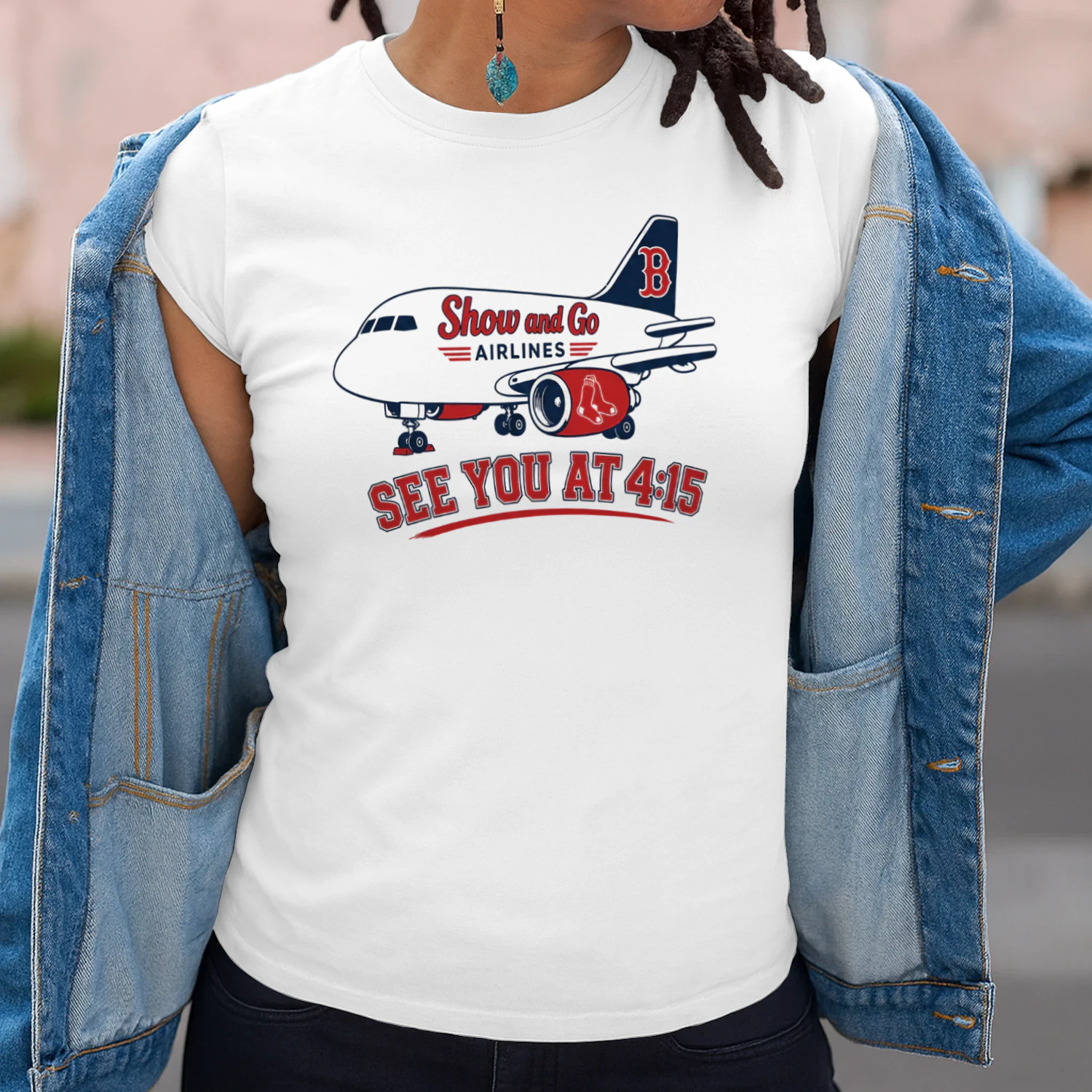 Red Sox Show And Go Airlines See You At 4:15 Shirt