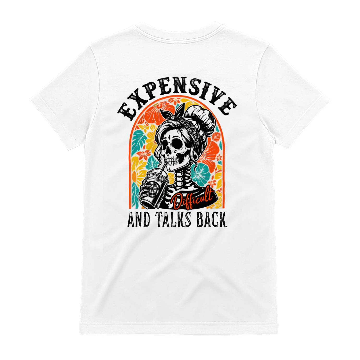 Here It Goes – Gothic Skeleton T-Shirt