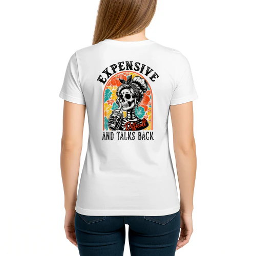 Here It Goes – Gothic Skeleton T-Shirt