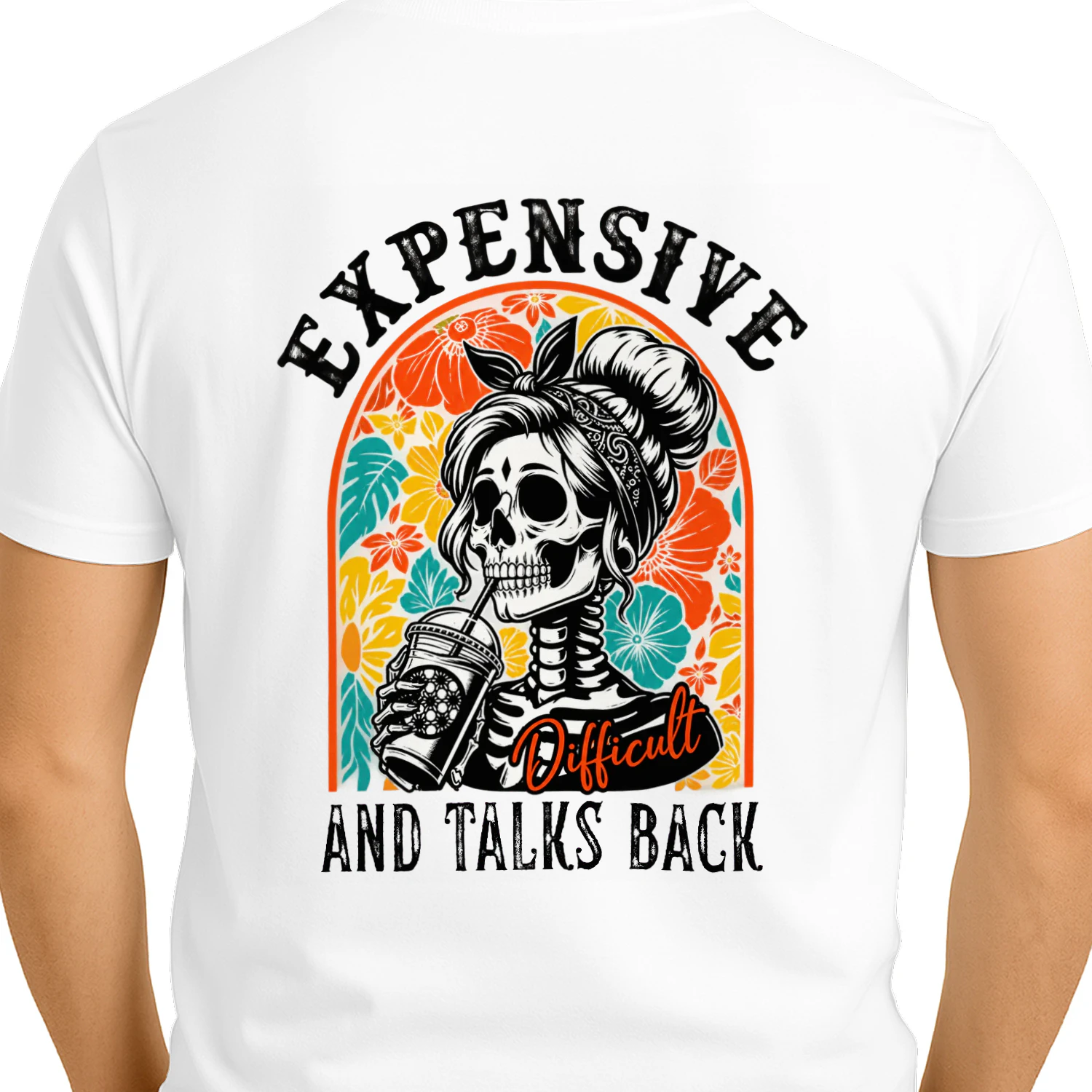 Here It Goes – Gothic Skeleton T-Shirt