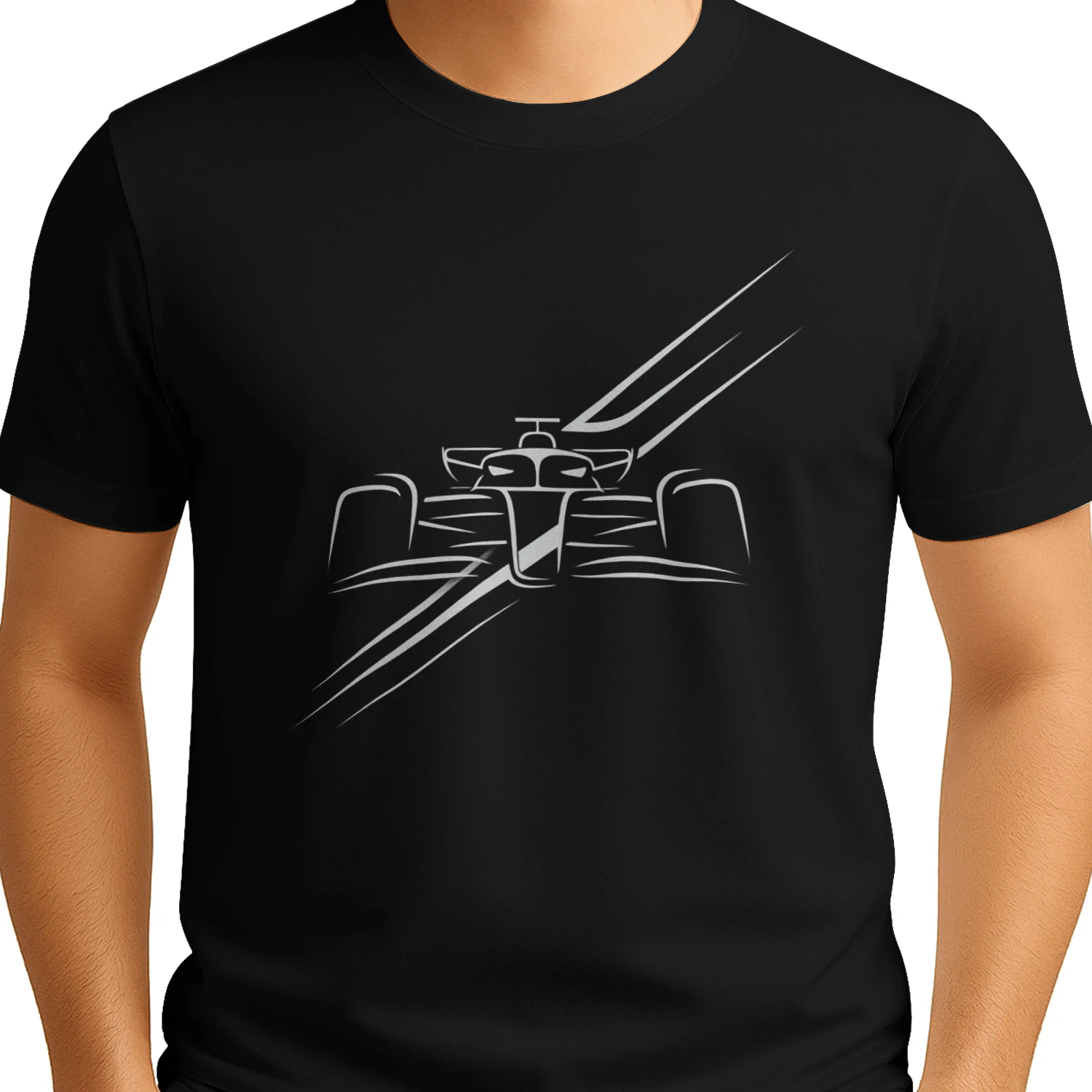 Formula 1 2026 Blueprint T-Shirt – F1 Car Technical Drawing, Motorsport Racing Apparel