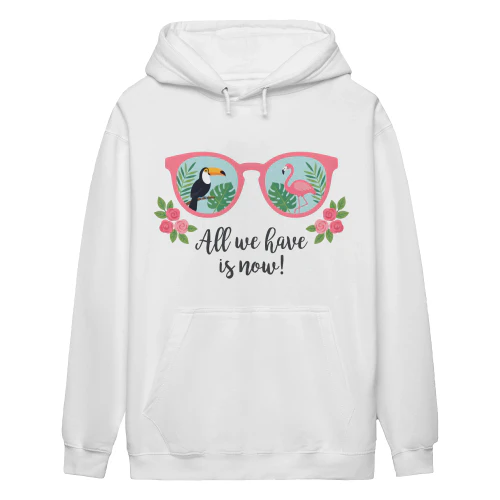 All We Have Is Small Tropical Graphic Hoodie
