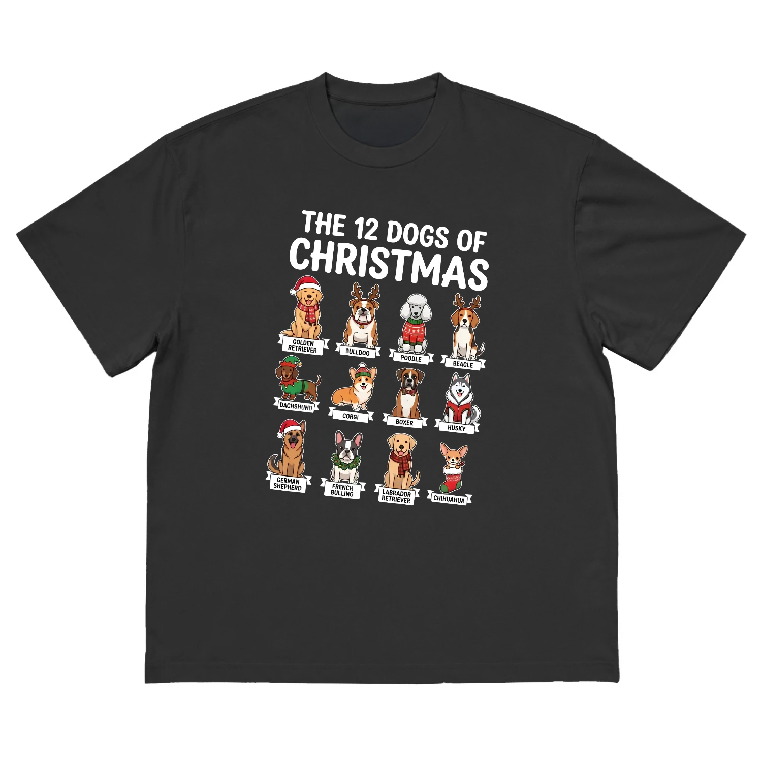 The 12 Dogs of Christmas T-Shirt