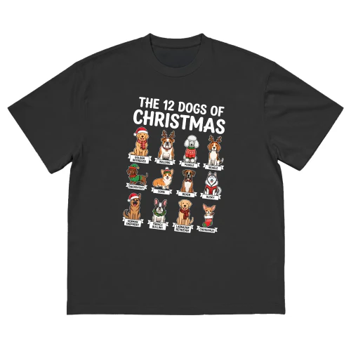 The 12 Dogs of Christmas T-Shirt