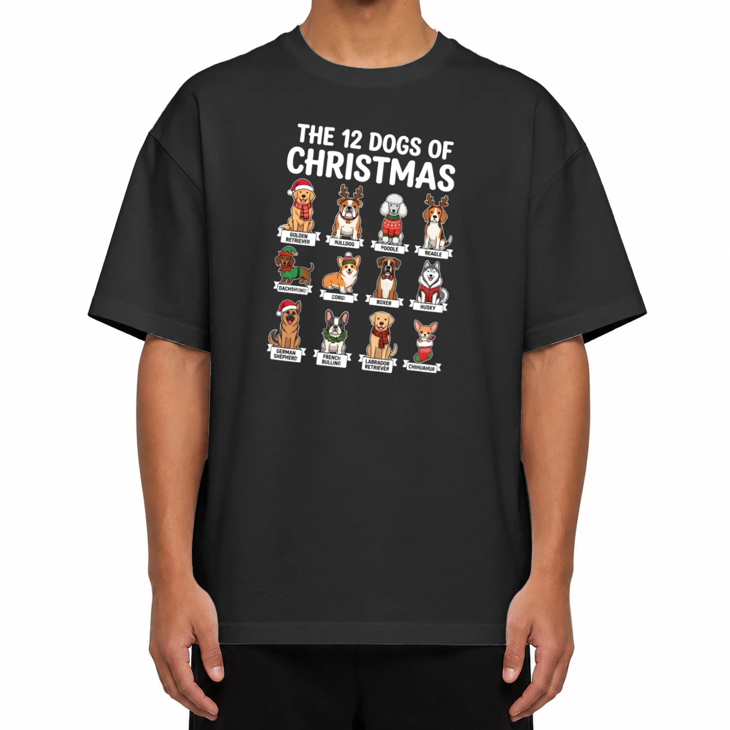 The 12 Dogs of Christmas T-Shirt