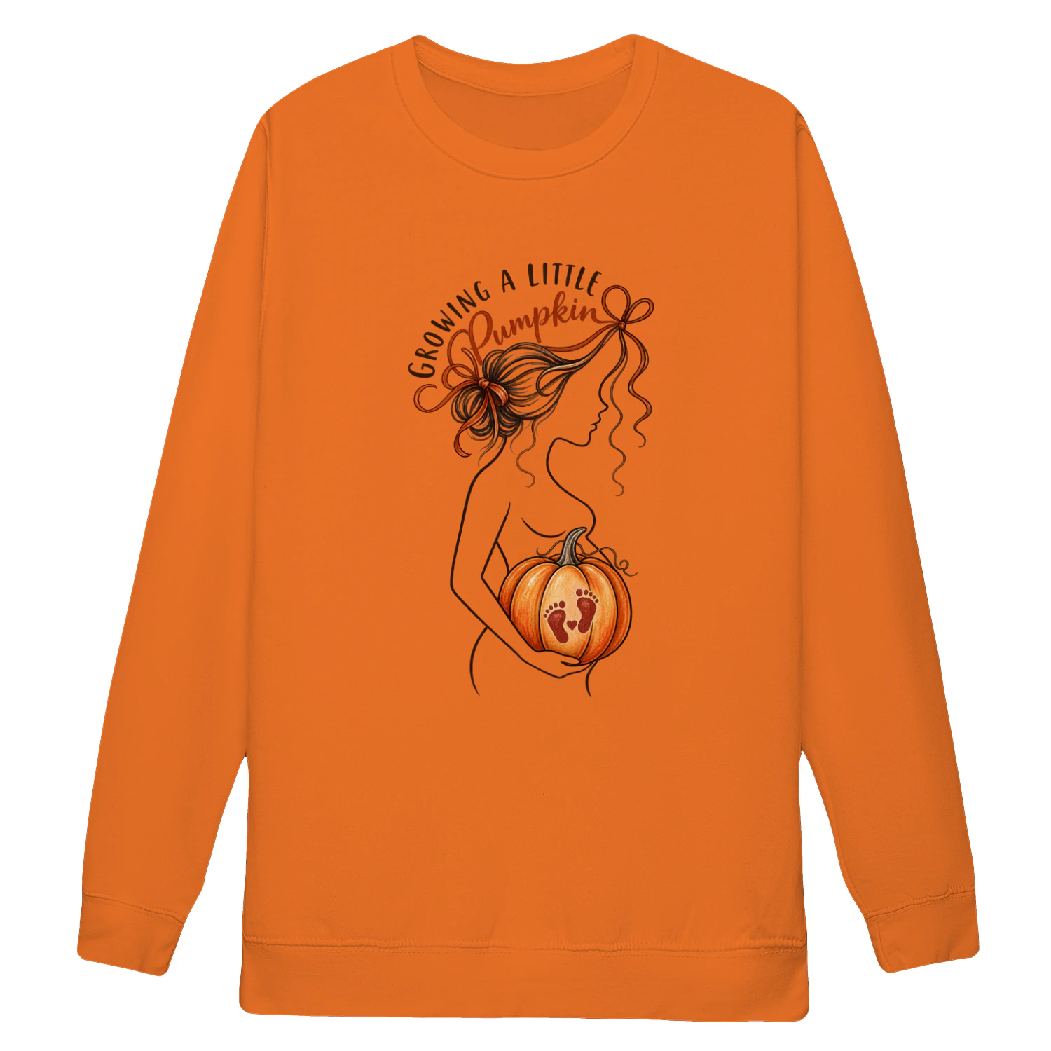 Growing a Little Pumpkin Sweatshirt | Fall Pregnancy Announcement Tee