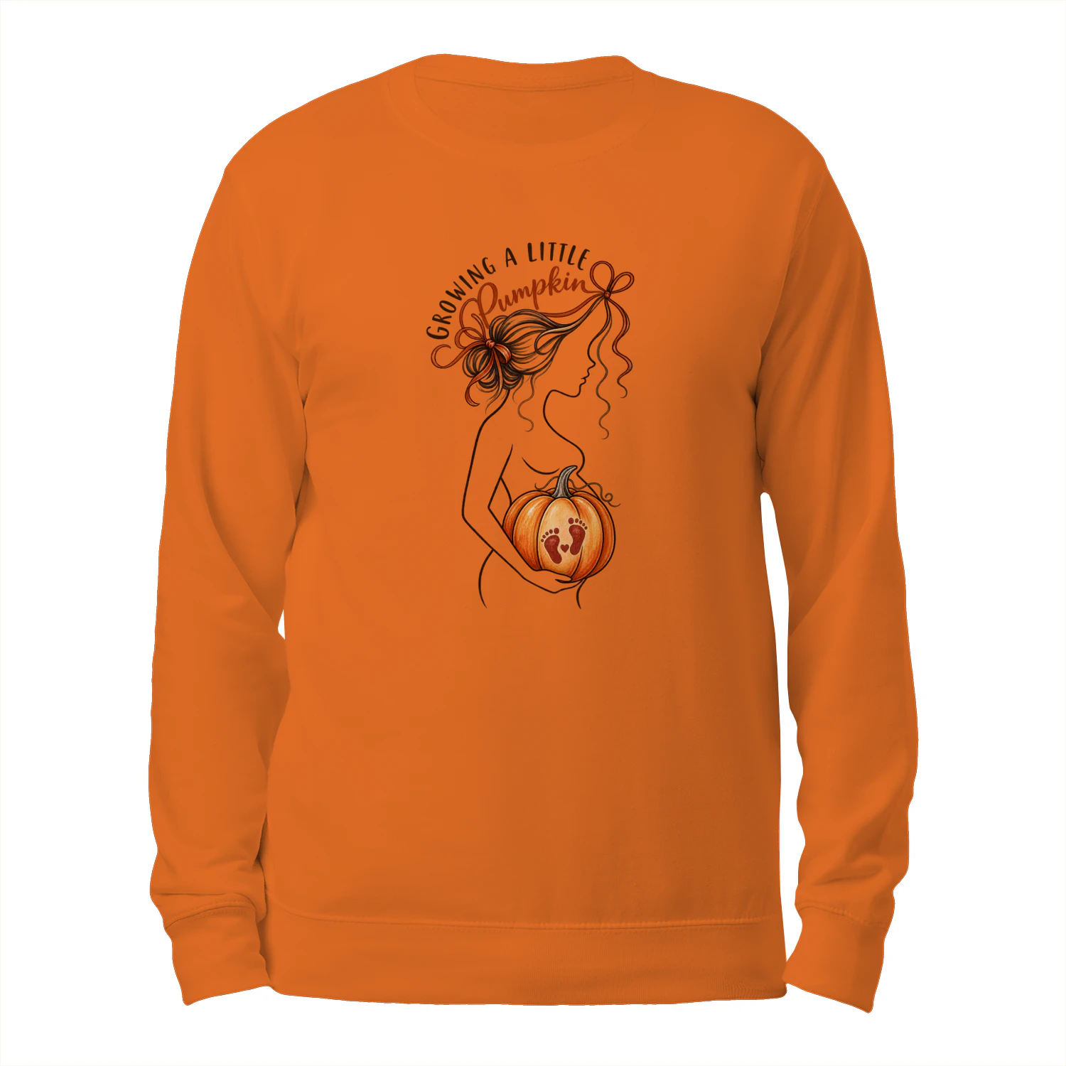 Growing a Little Pumpkin Sweatshirt | Fall Pregnancy Announcement Tee