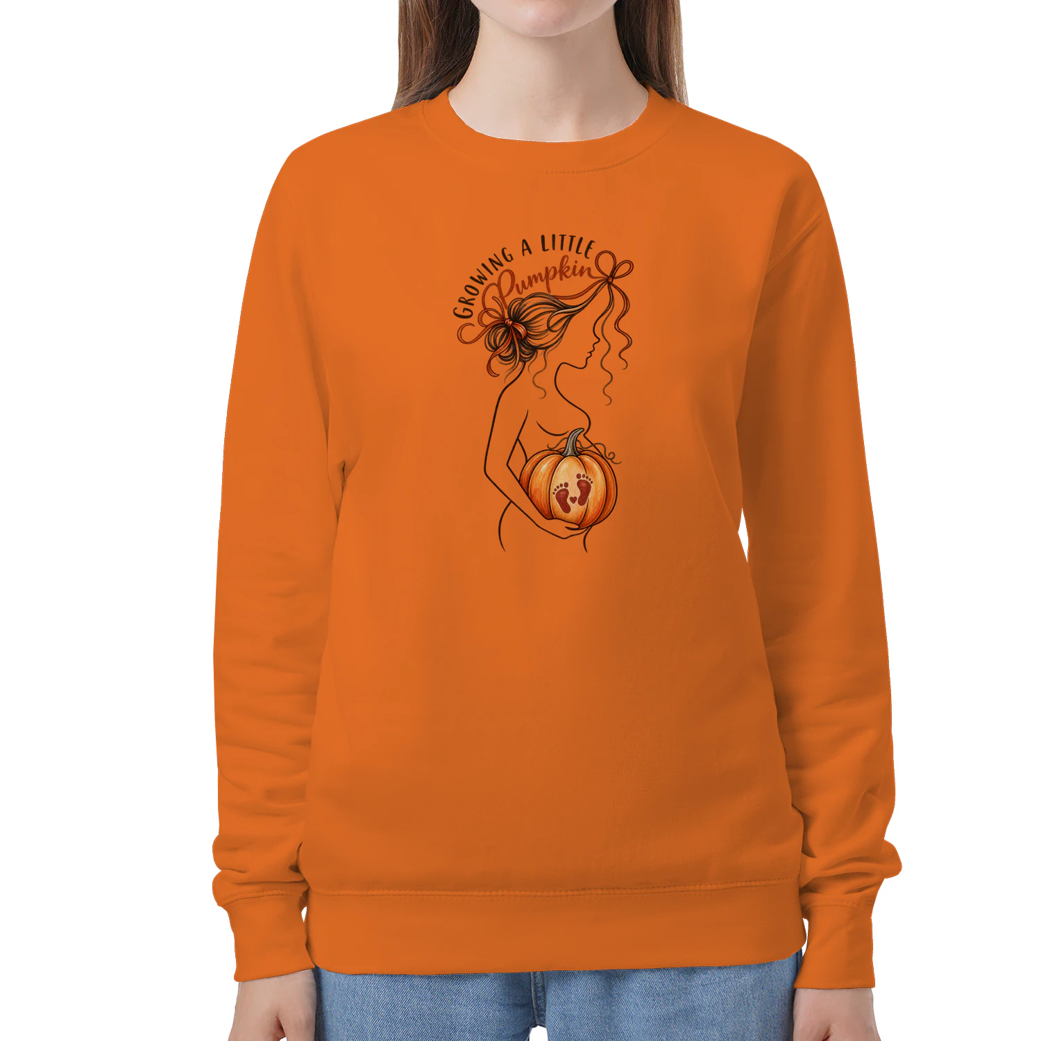 Growing a Little Pumpkin Sweatshirt | Fall Pregnancy Announcement Tee