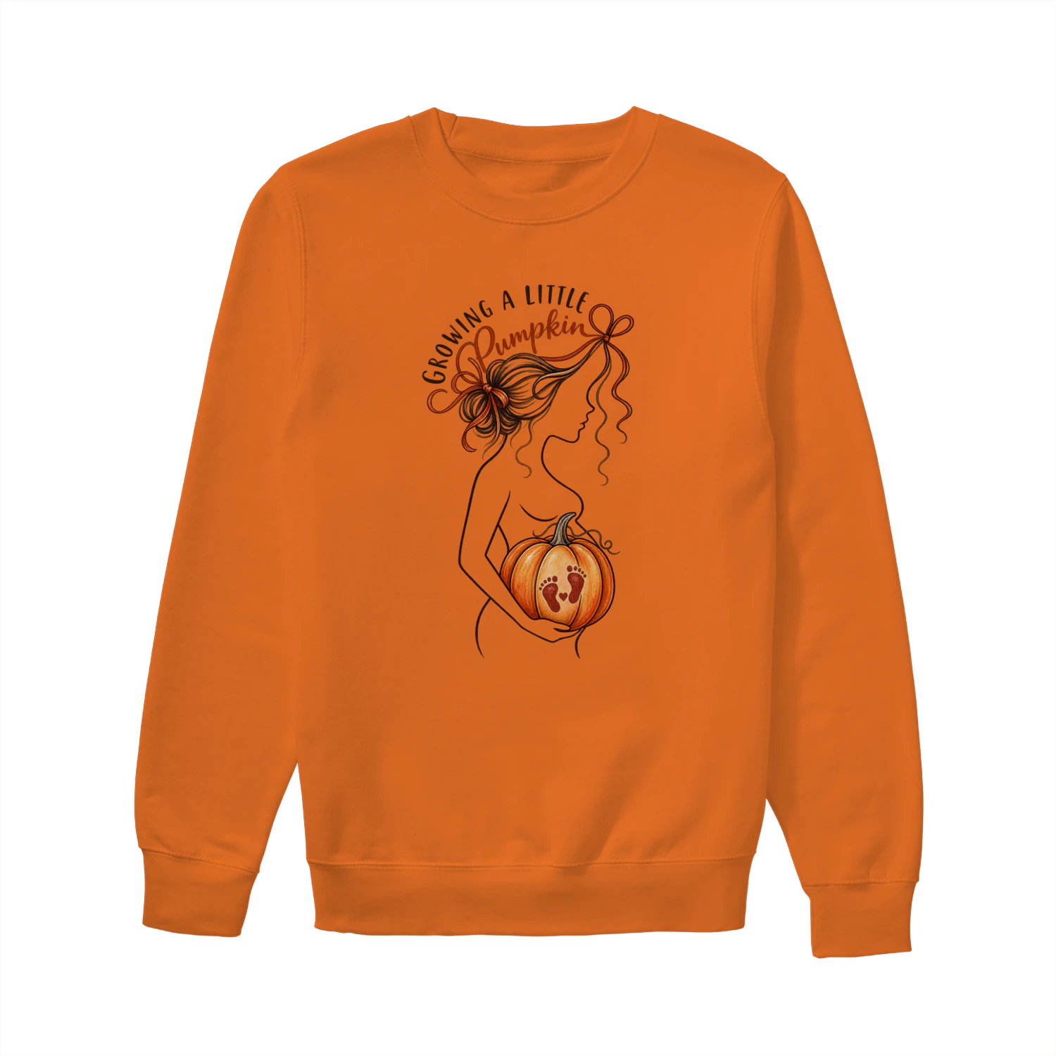 Growing a Little Pumpkin Sweatshirt | Fall Pregnancy Announcement Tee