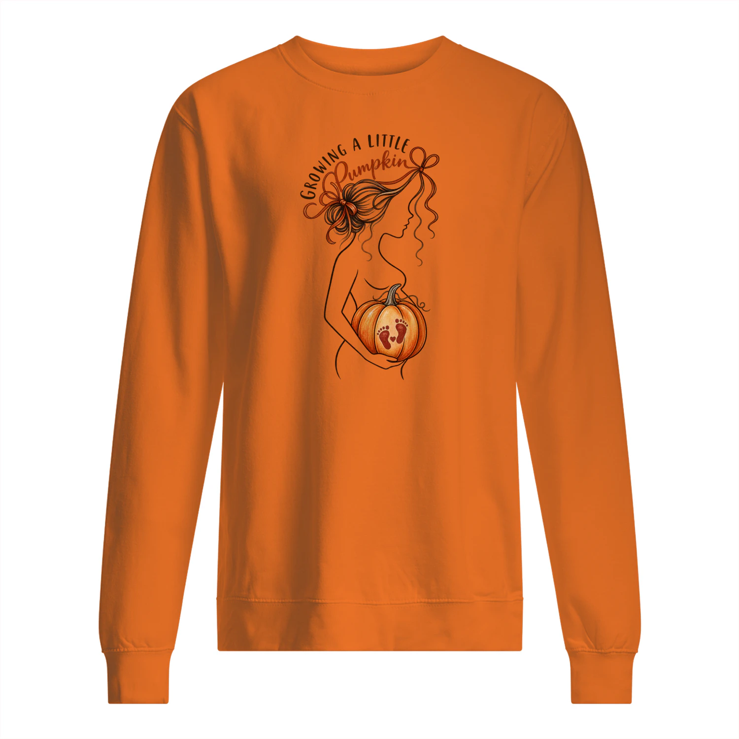 Growing a Little Pumpkin Sweatshirt | Fall Pregnancy Announcement Tee