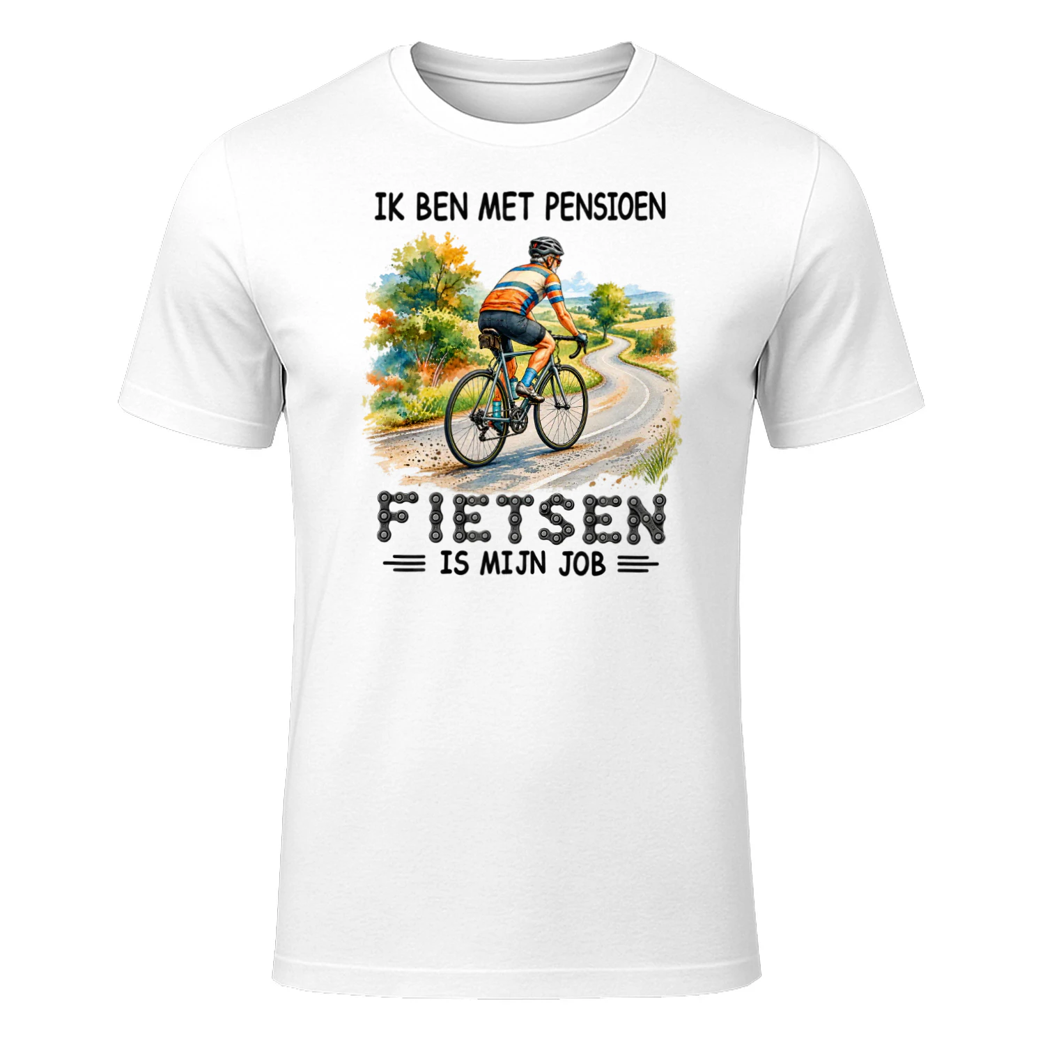IK BEN MET PENSIOEN FIETSEN IS MIJN JOB