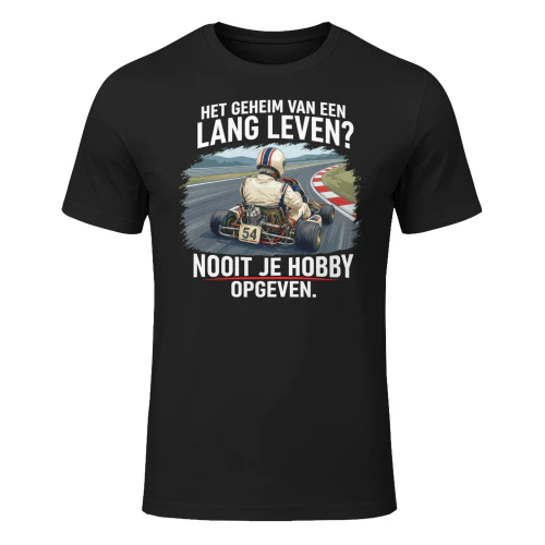 Lang Leven? Gas Geven – Kart Racen Shirt