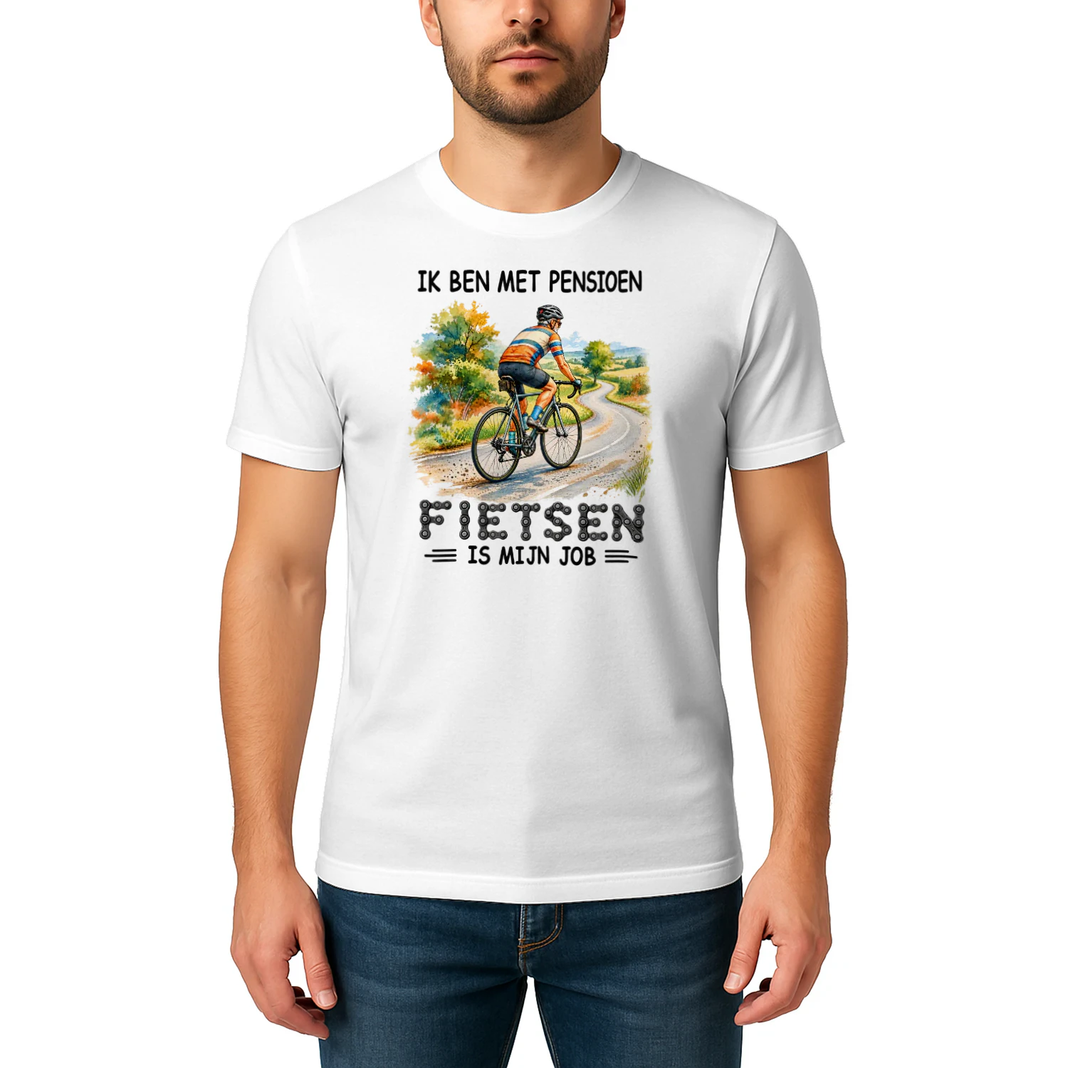 IK BEN MET PENSIOEN FIETSEN IS MIJN JOB