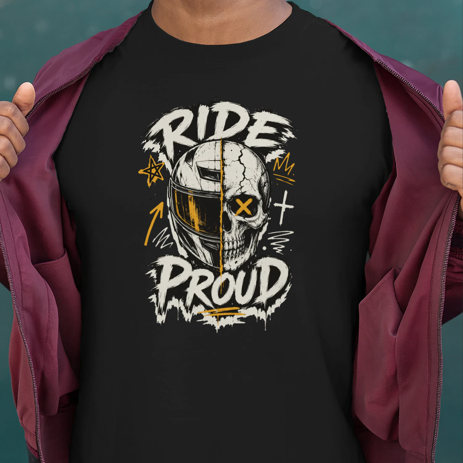 Classic Unisex T-shirt RIDE PROUD