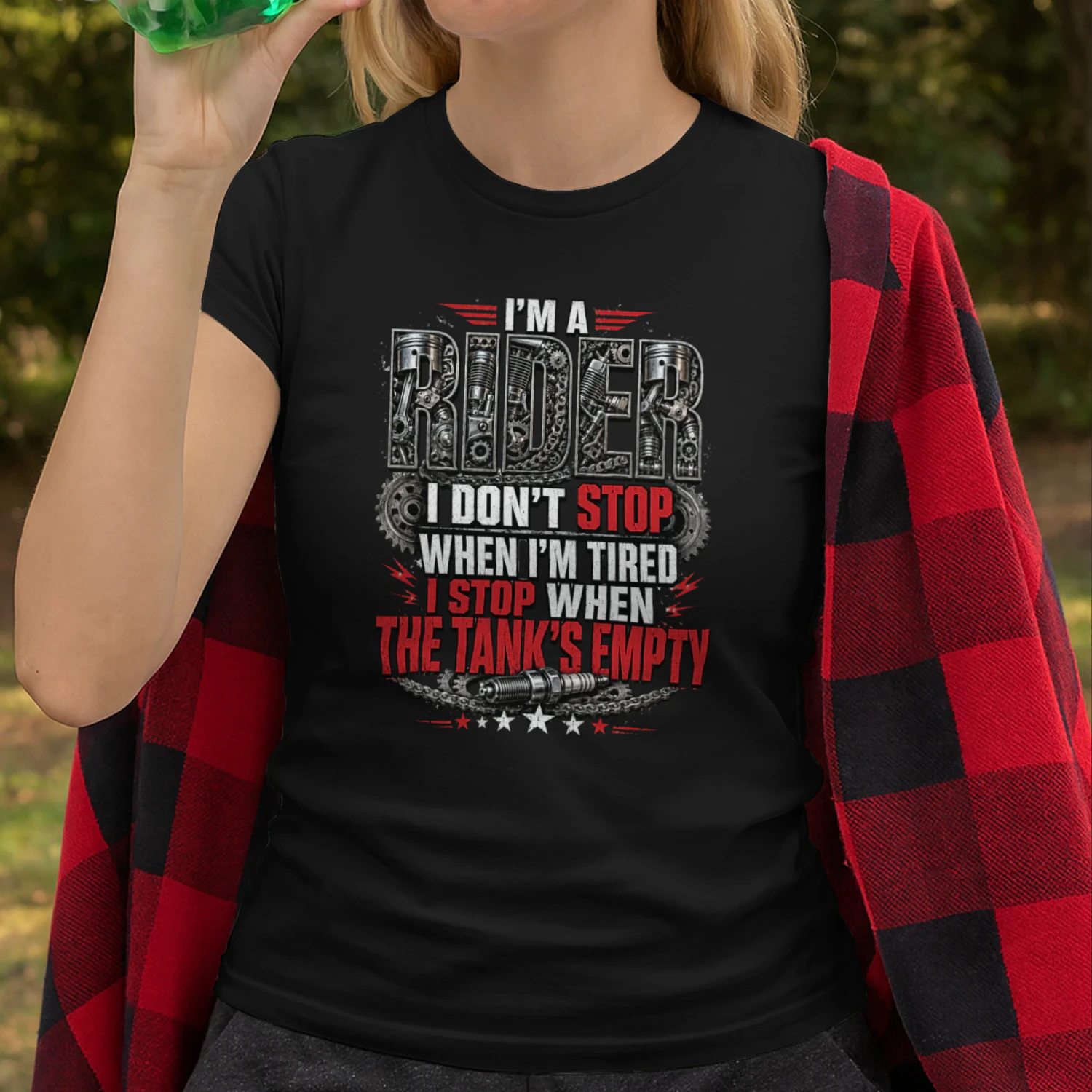 Classic Unisex T-shirt im a rider i don't stop