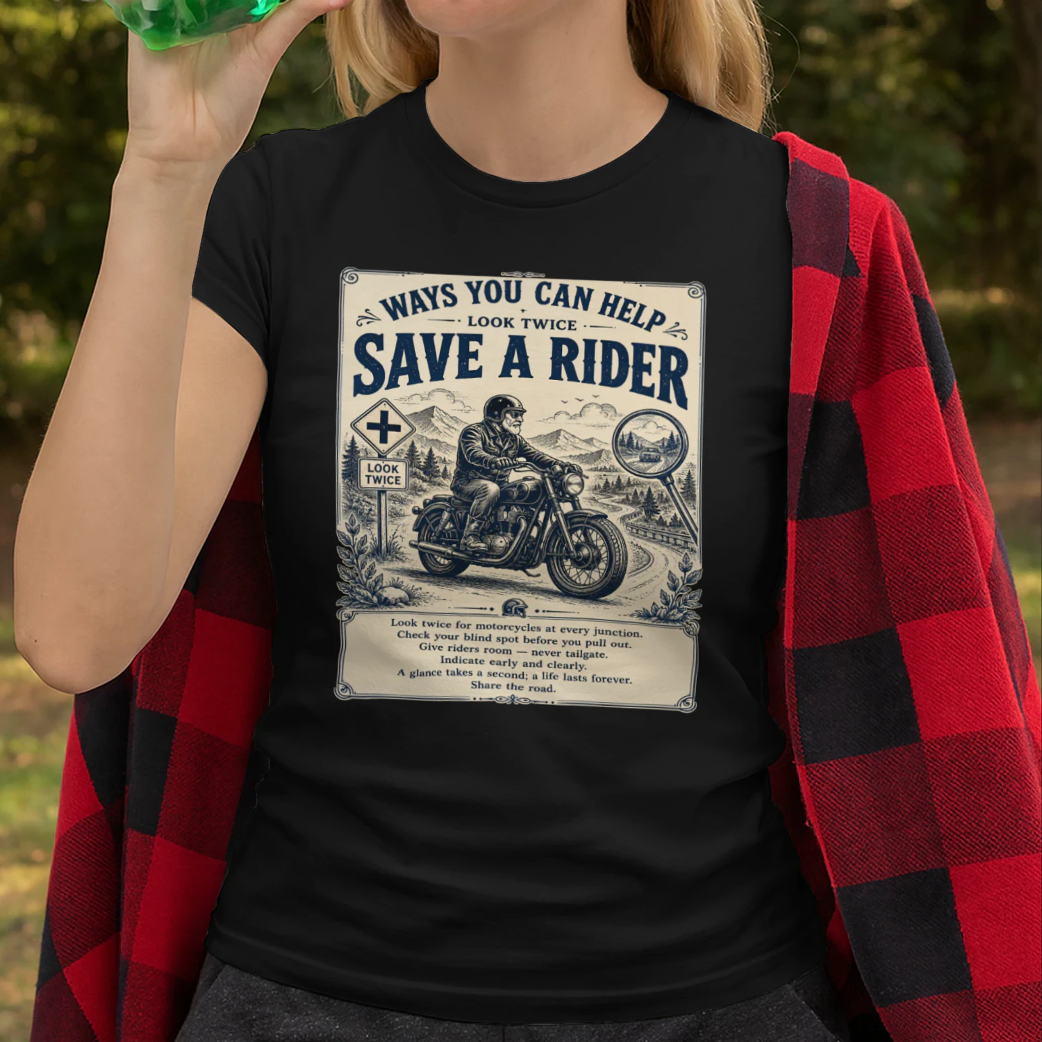 Classic Unisex T-shirt save a rider