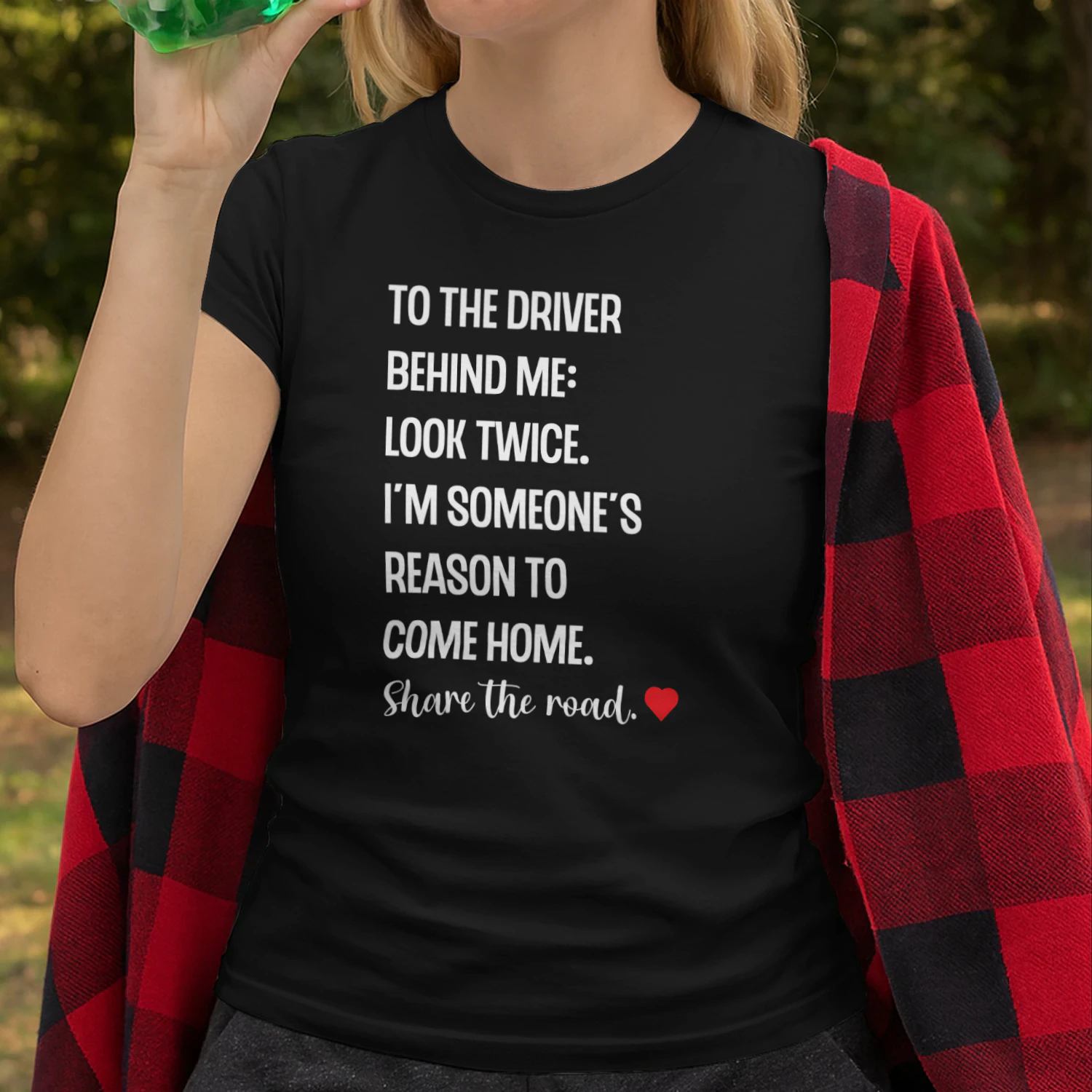 Classic Unisex T-shirt the driver behind me